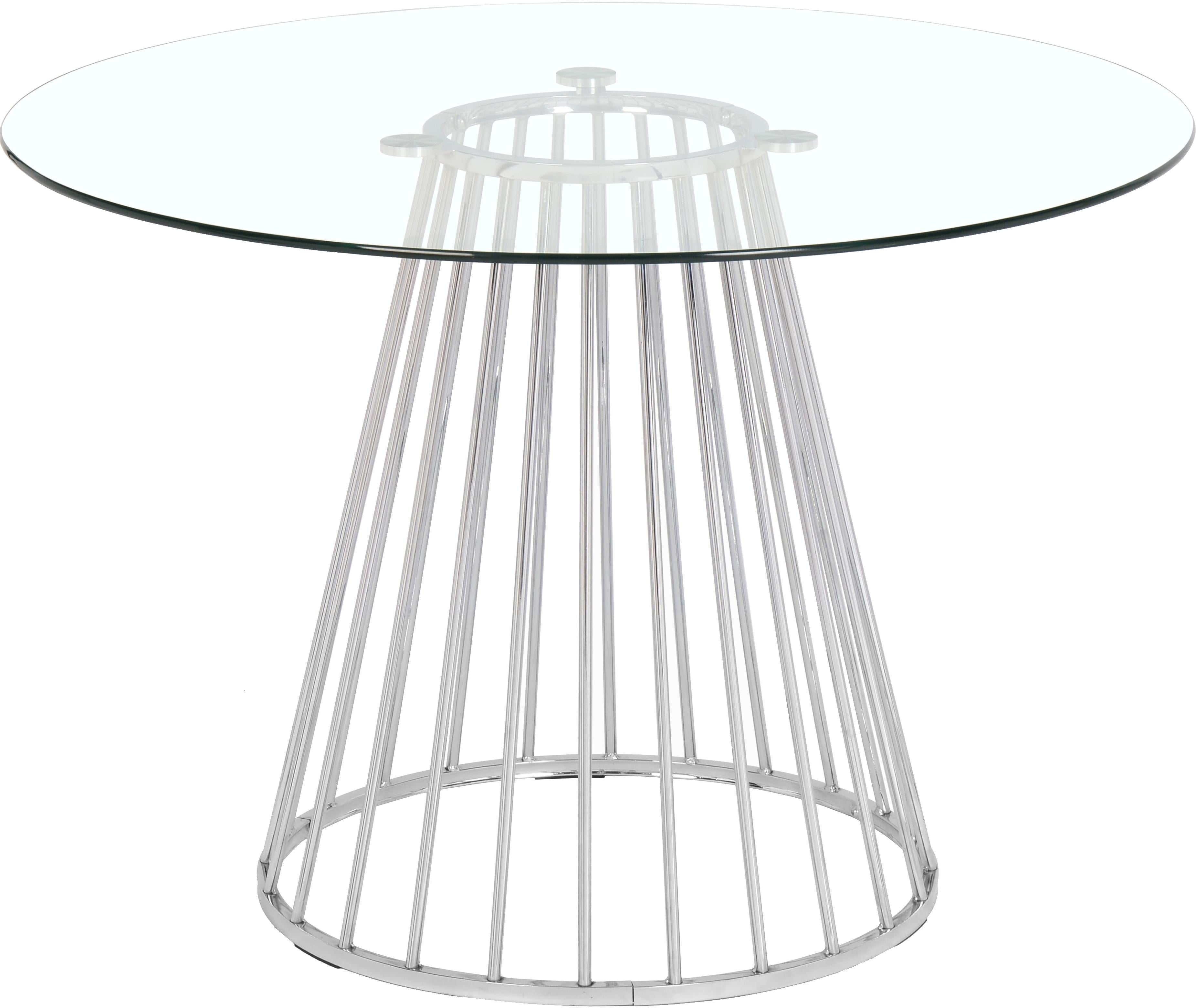 Gio Chrome Dining Table - Luxury Home Furniture (MI)