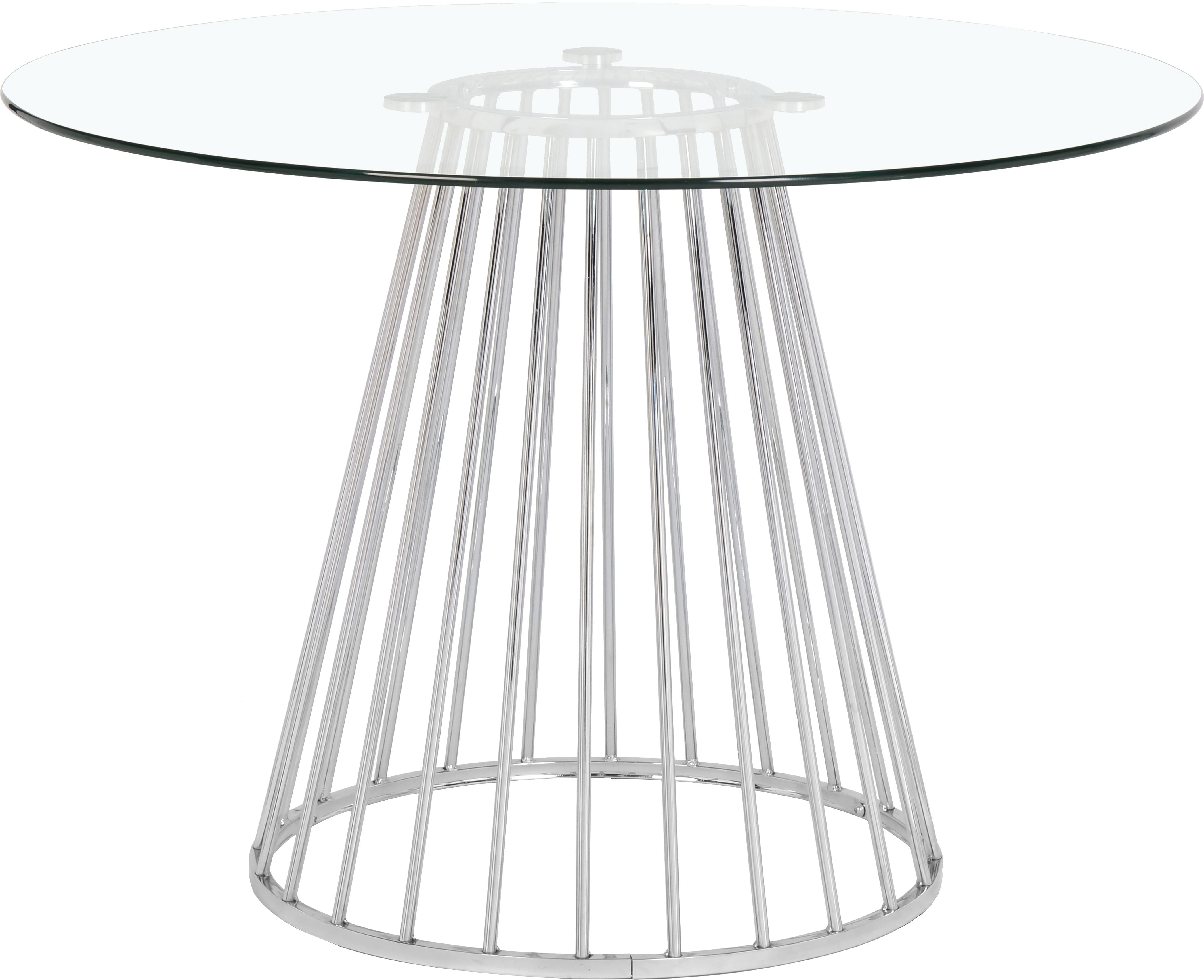 Gio Chrome Dining Table - Luxury Home Furniture (MI)