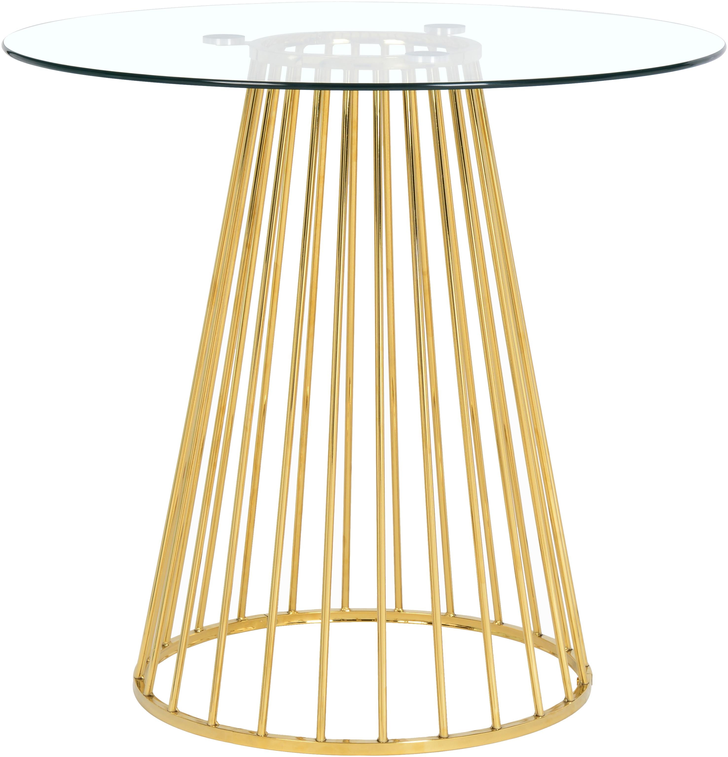 Gio Gold Counter Height Table - Luxury Home Furniture (MI)