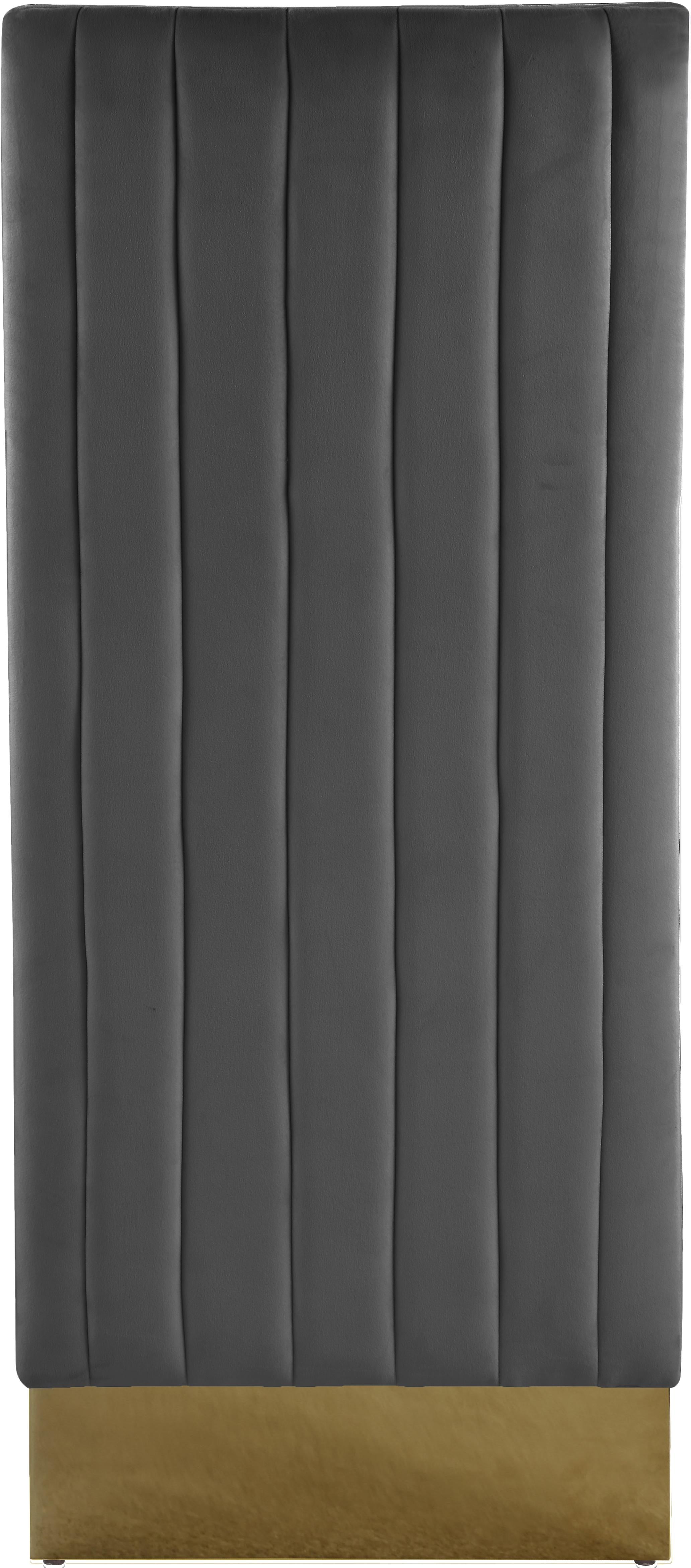 Porsha Grey Velvet Dining Chair - Luxury Home Furniture (MI)
