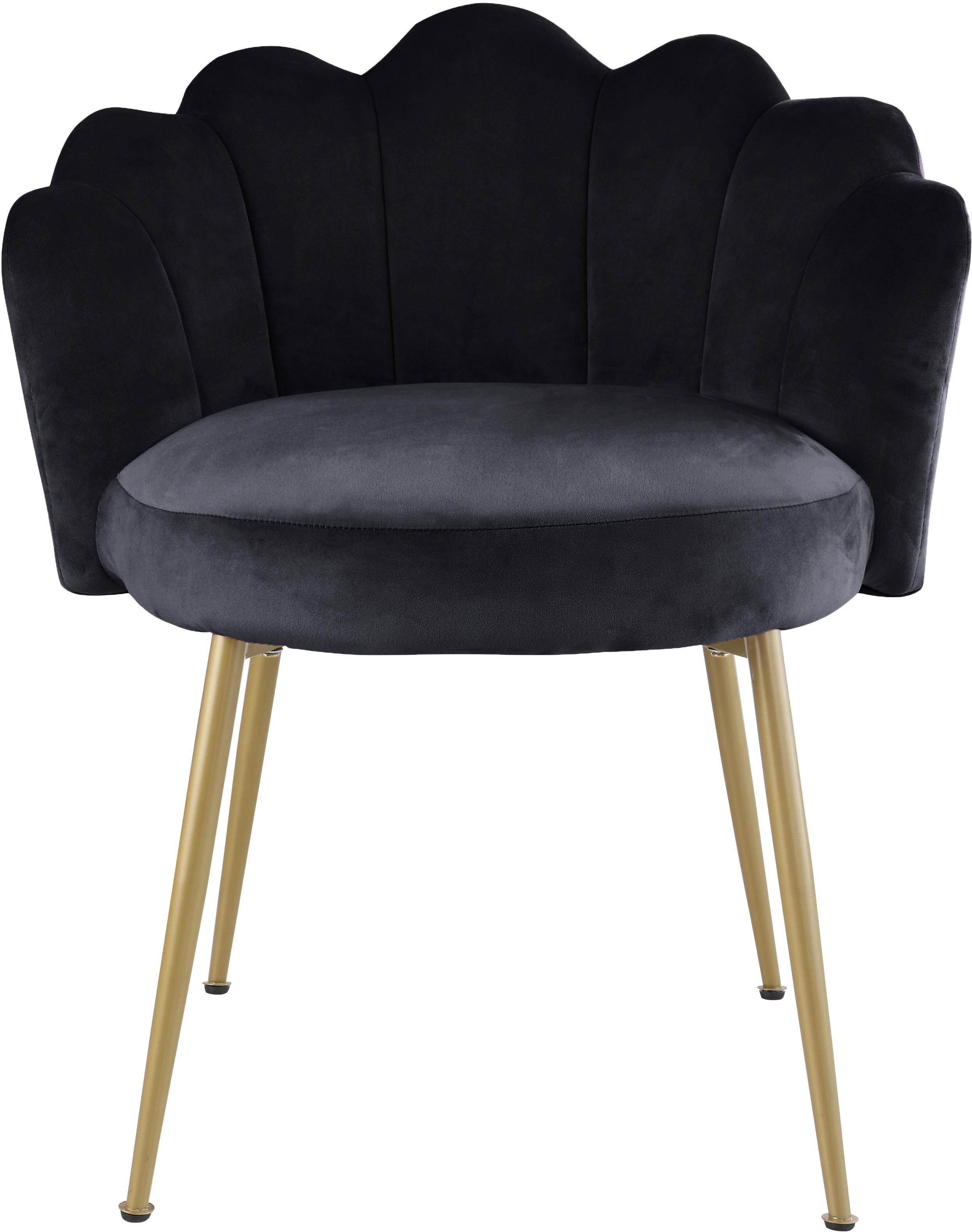 Claire Black Velvet Dining Chair - Luxury Home Furniture (MI)