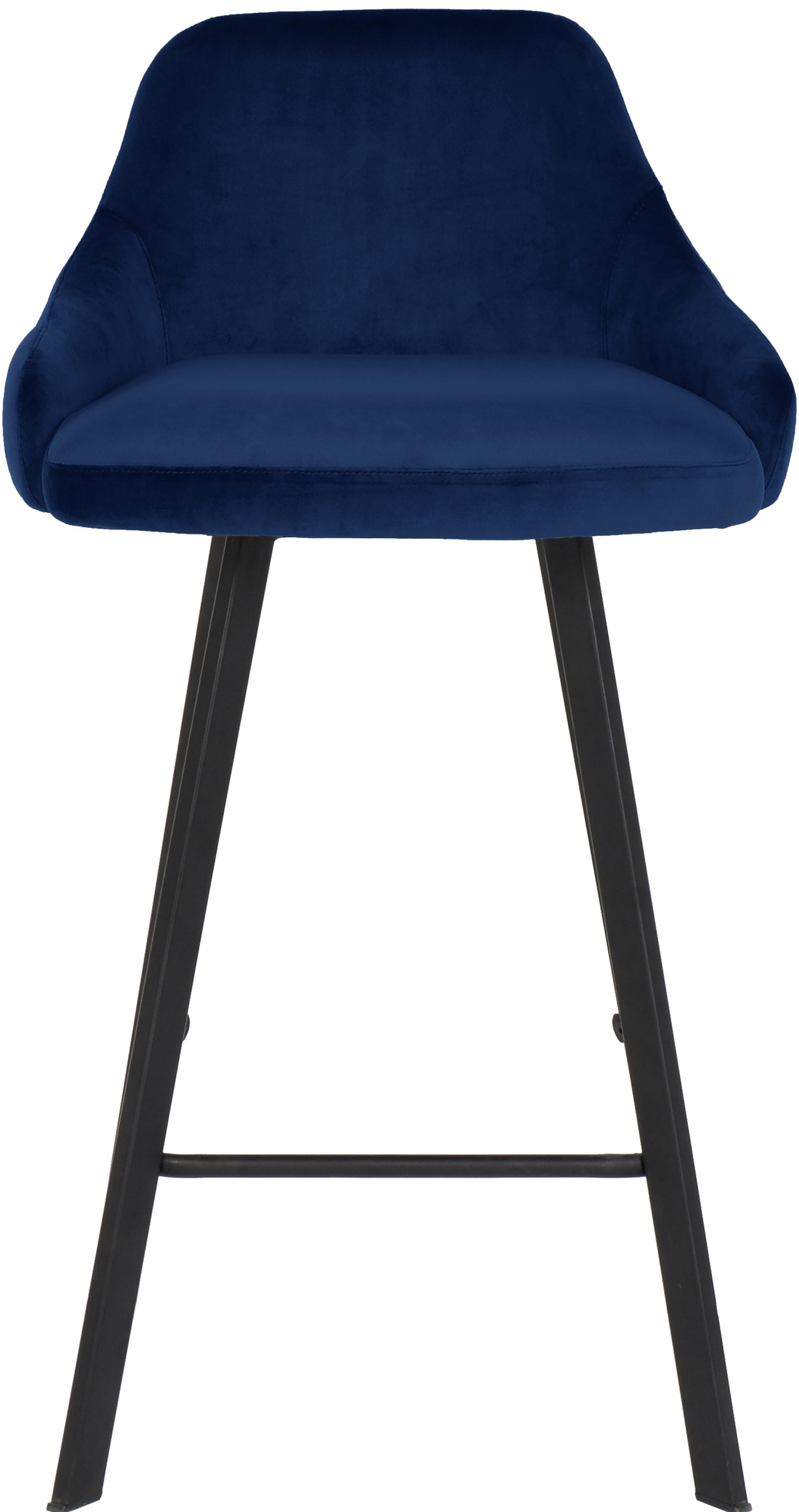 Viviene Navy Velvet Stool - Luxury Home Furniture (MI)