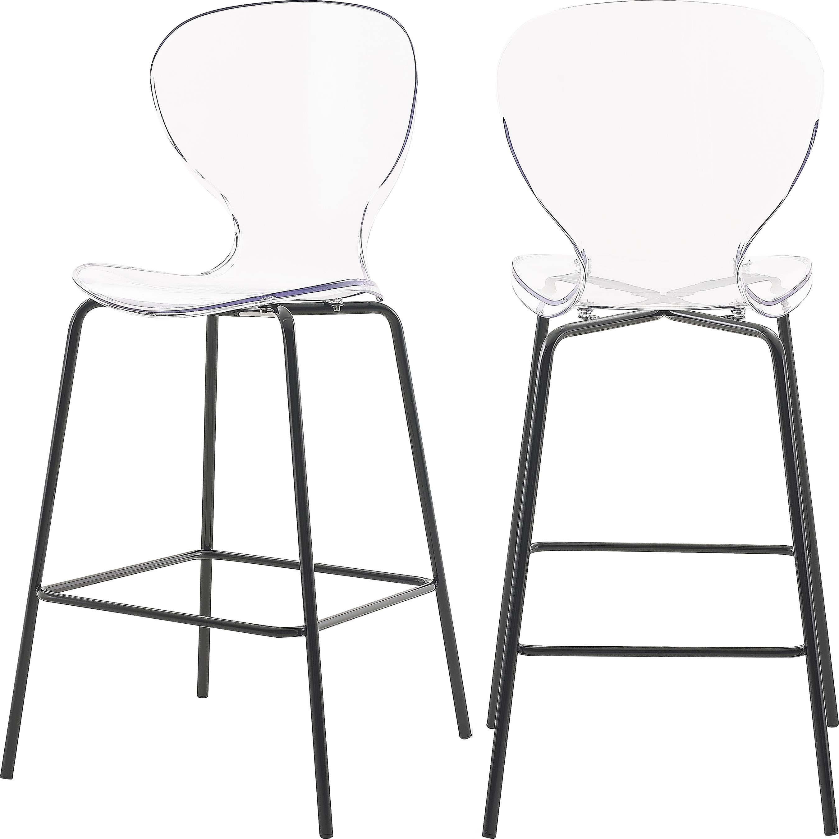 Clarion Matte Black Stool - Luxury Home Furniture (MI)