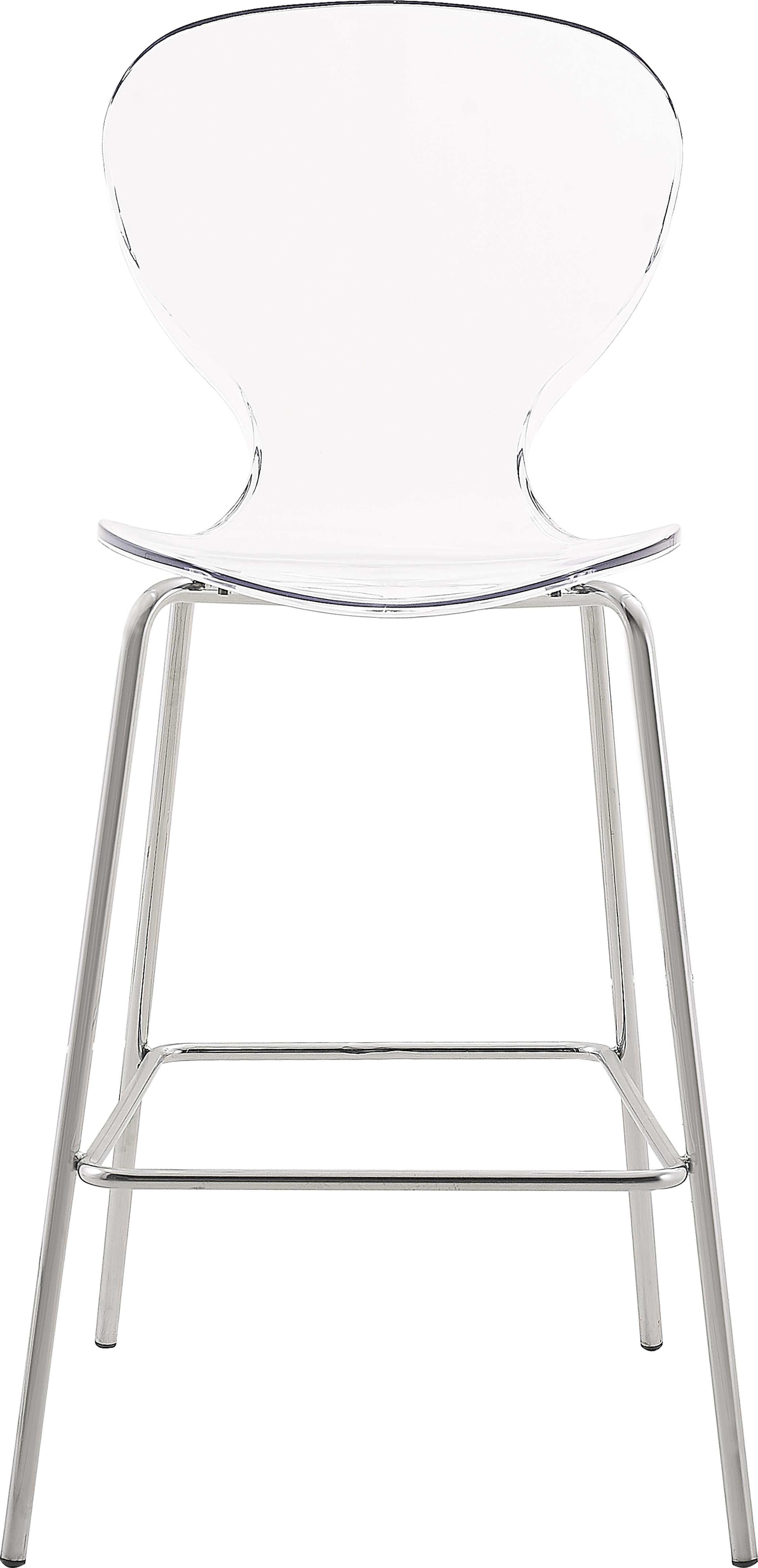 Clarion Chrome Stool - Luxury Home Furniture (MI)