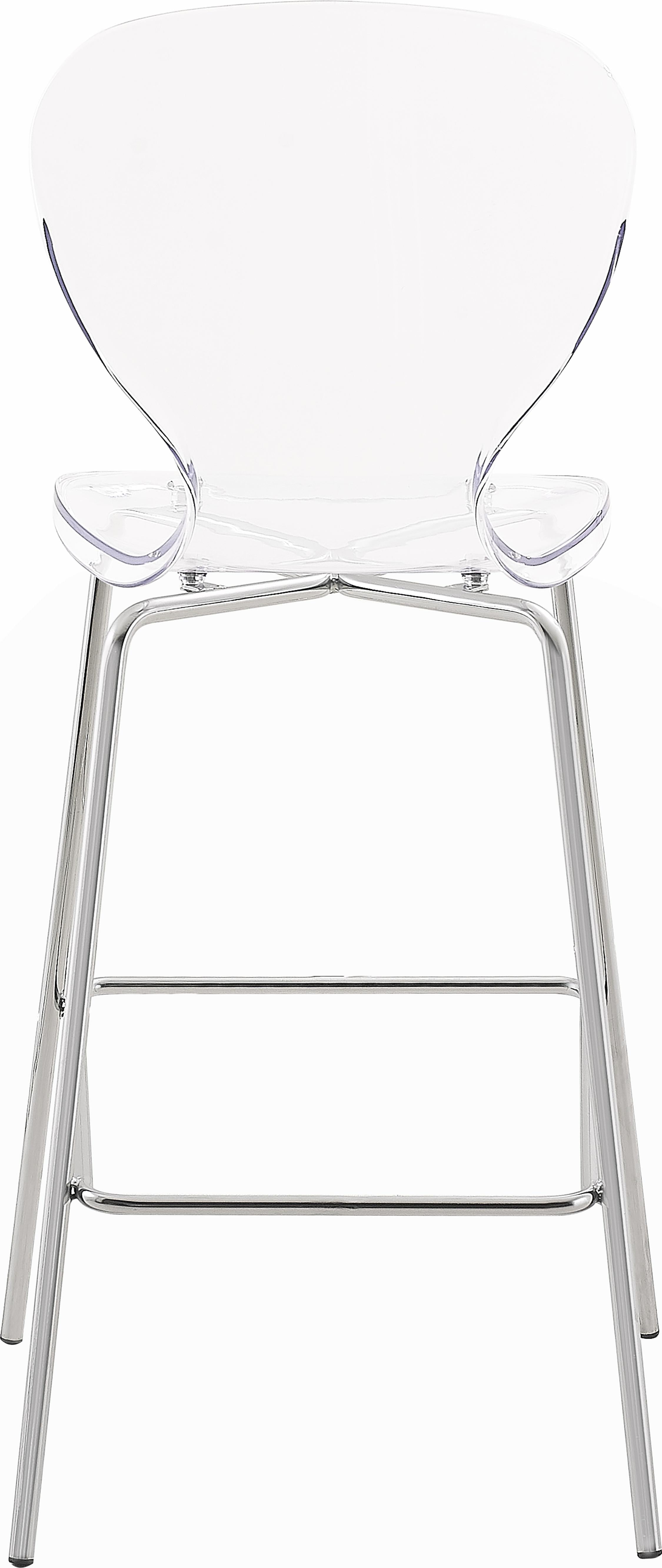Clarion Chrome Stool - Luxury Home Furniture (MI)
