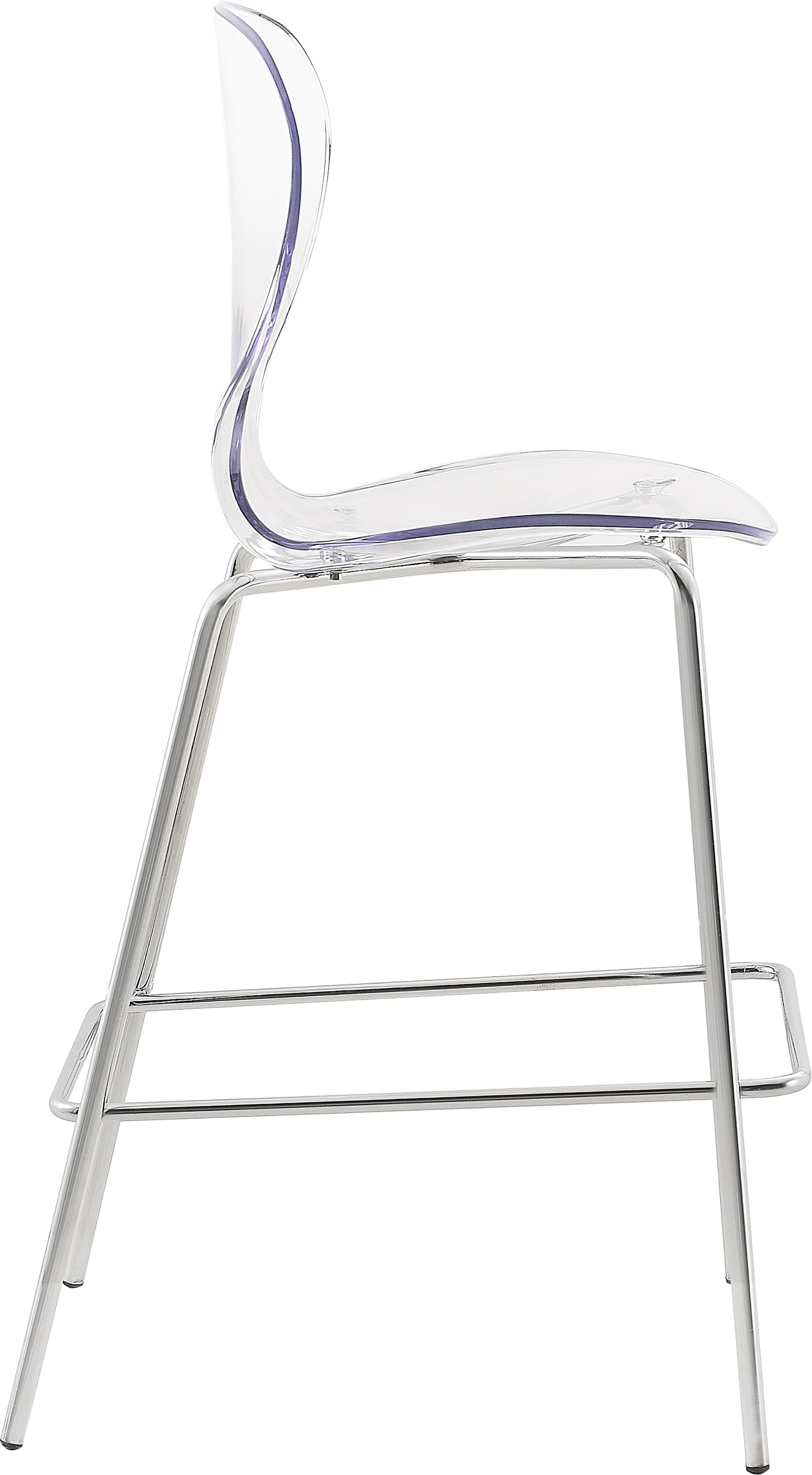 Clarion Chrome Stool - Luxury Home Furniture (MI)