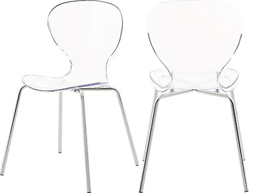 Clarion Chrome Dining Chair - Luxury Home Furniture (MI)