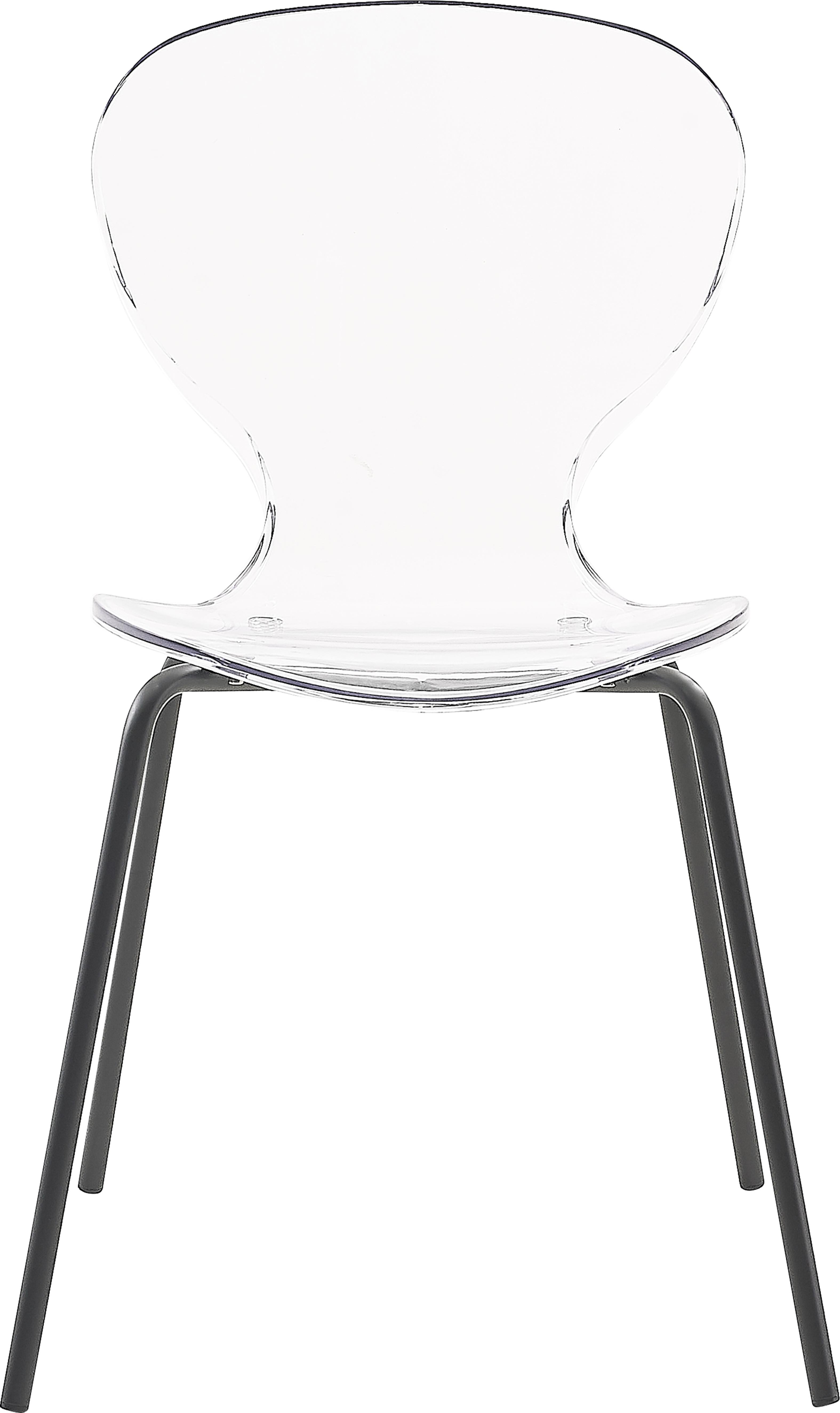 Clarion Matte Black Dining Chair - Luxury Home Furniture (MI)
