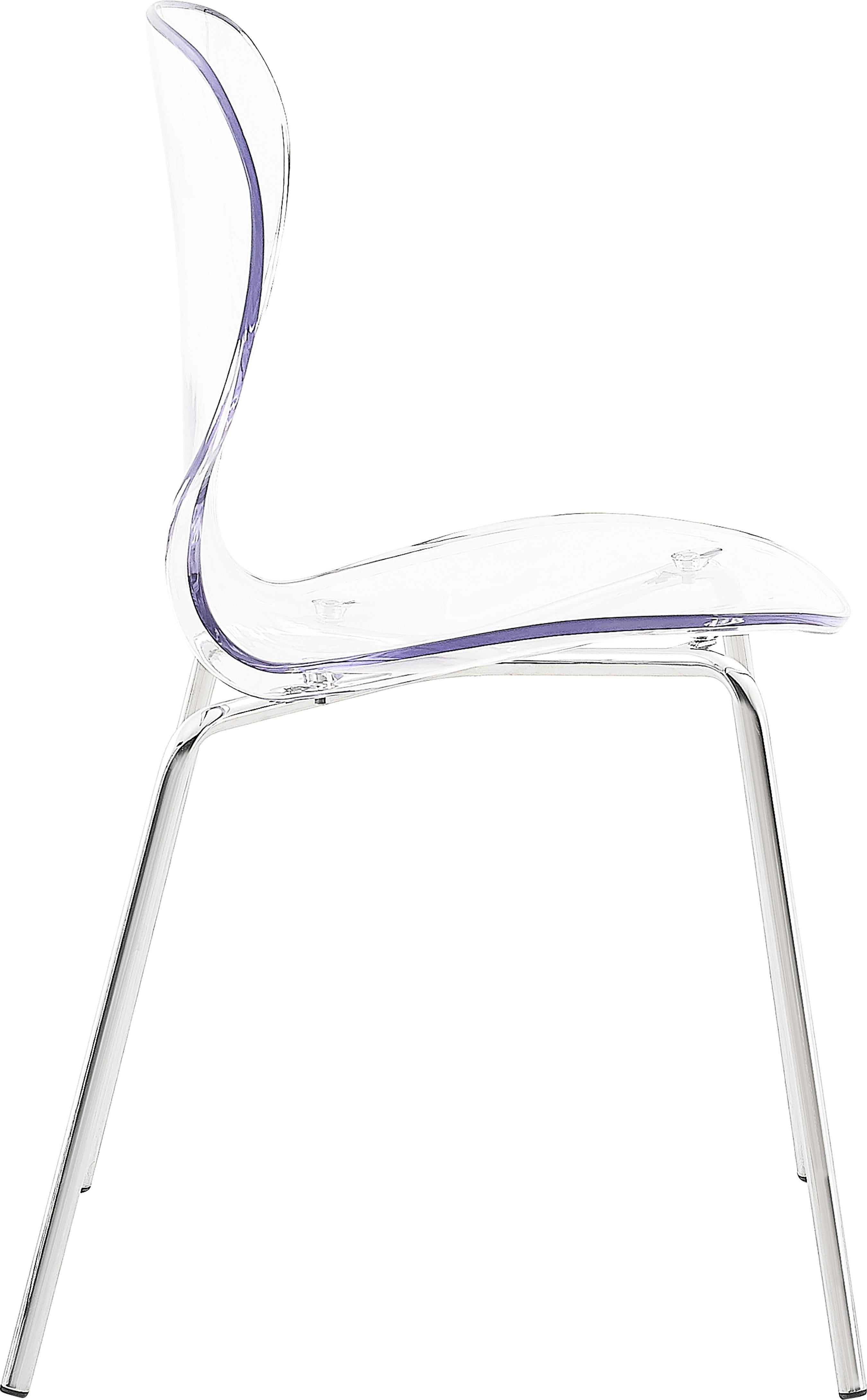 Clarion Chrome Dining Chair - Luxury Home Furniture (MI)