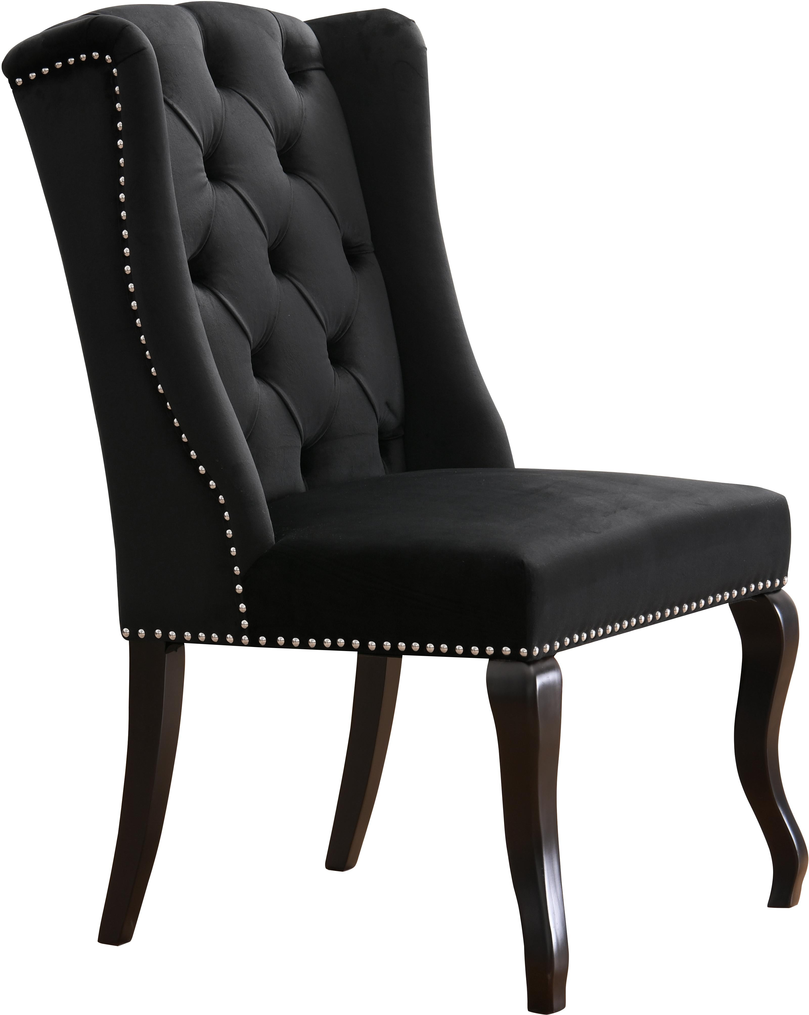 Suri Black Velvet Dining Chair - Luxury Home Furniture (MI)