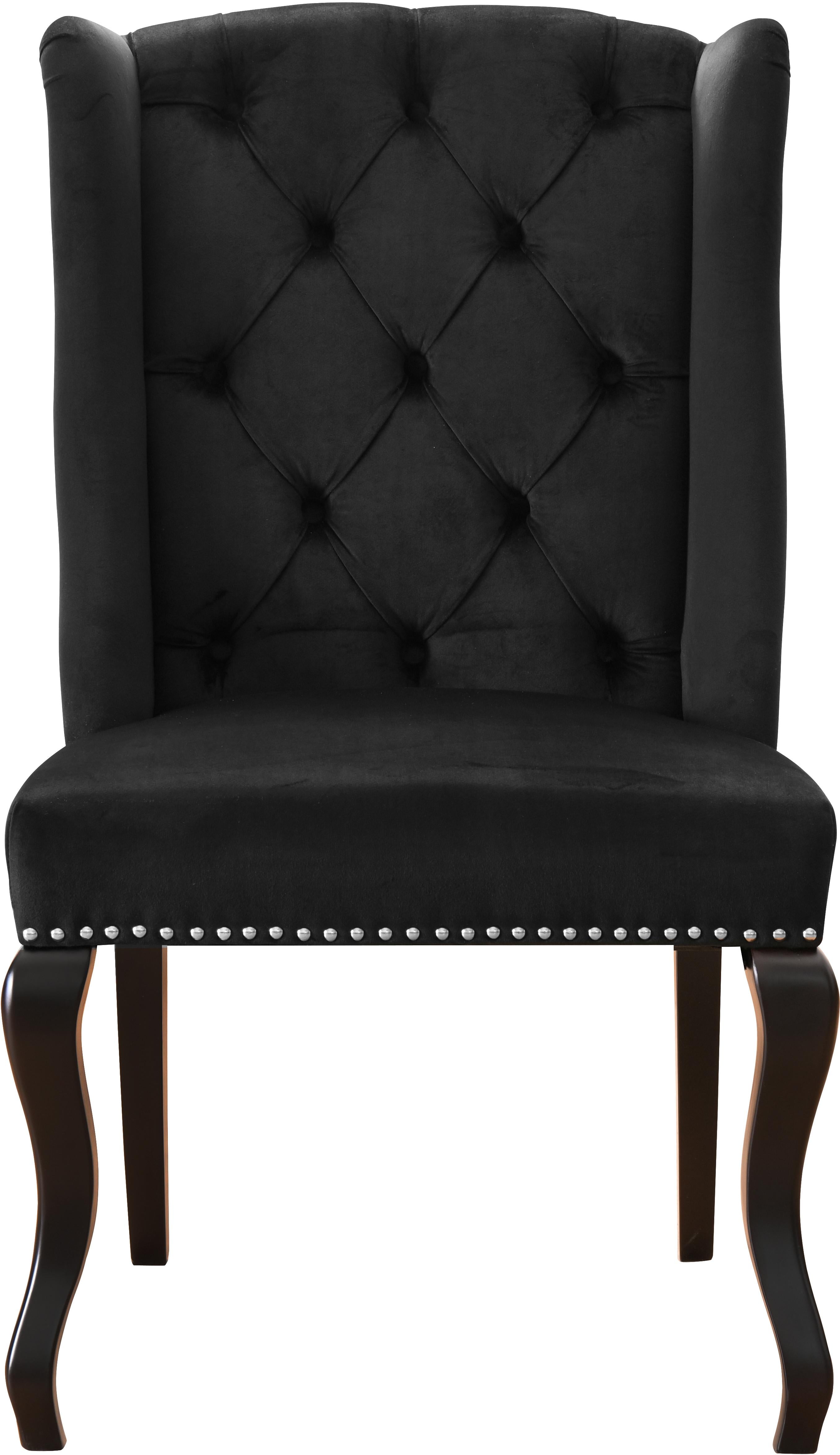 Suri Black Velvet Dining Chair - Luxury Home Furniture (MI)