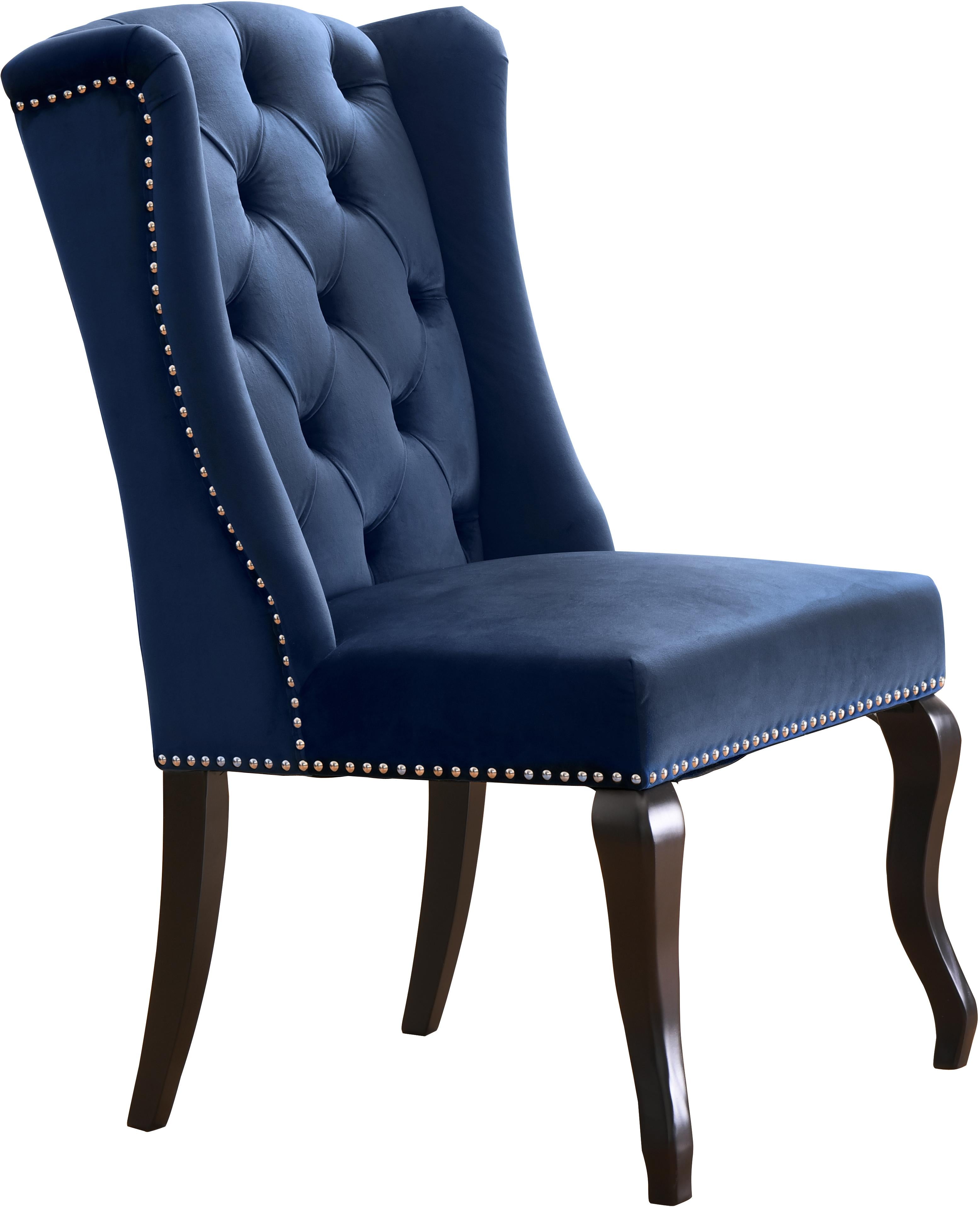 Suri Navy Velvet Dining Chair - Luxury Home Furniture (MI)