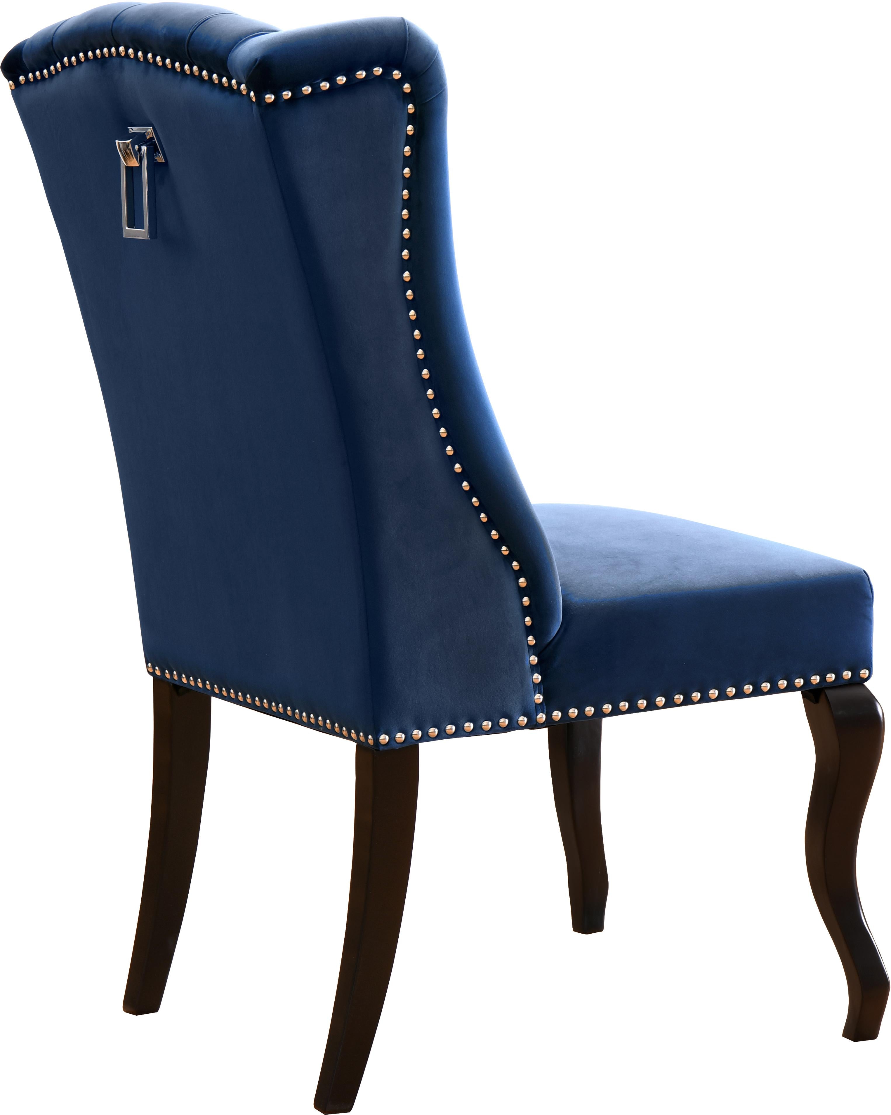 Suri Navy Velvet Dining Chair - Luxury Home Furniture (MI)
