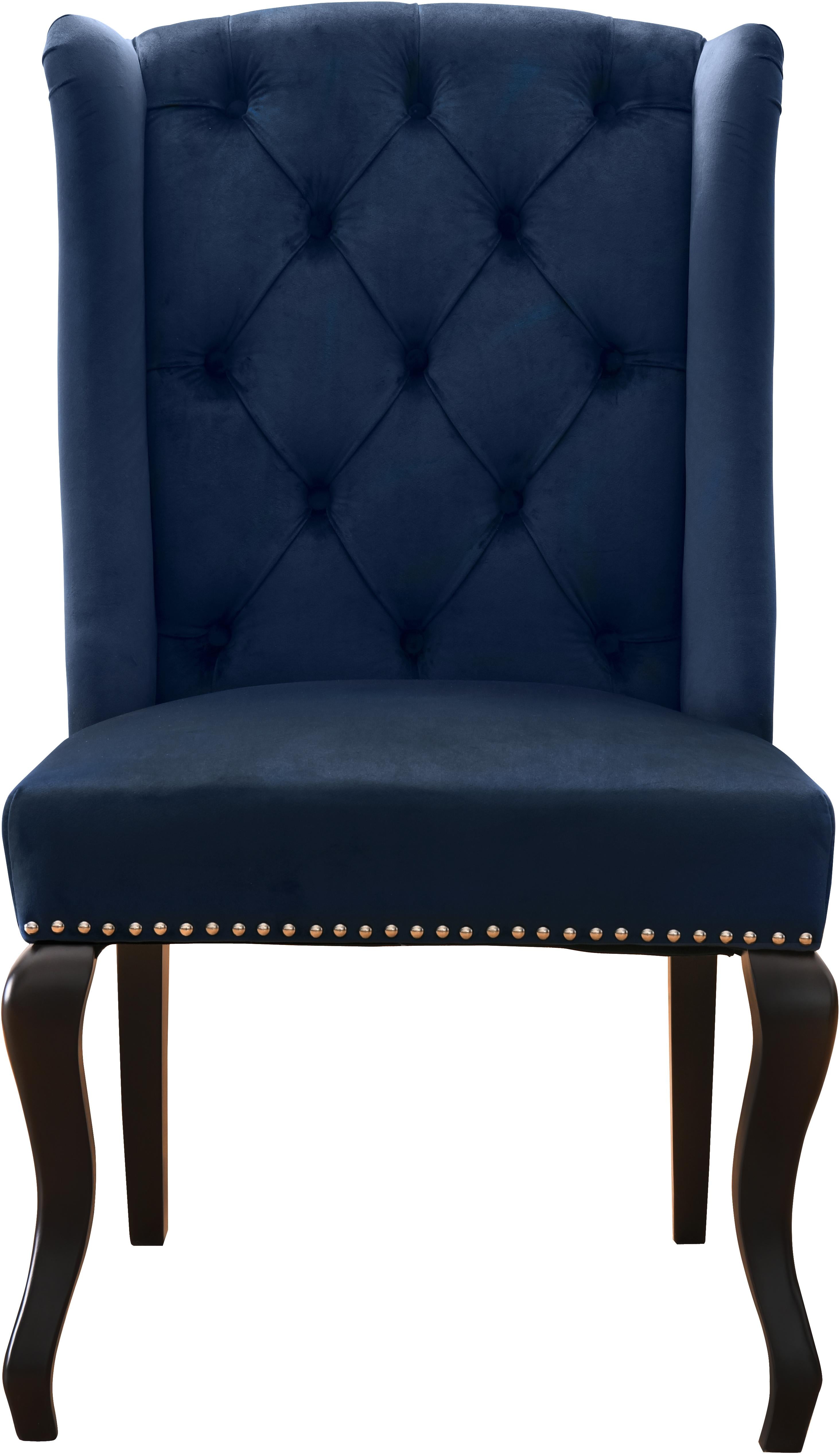 Suri Navy Velvet Dining Chair - Luxury Home Furniture (MI)