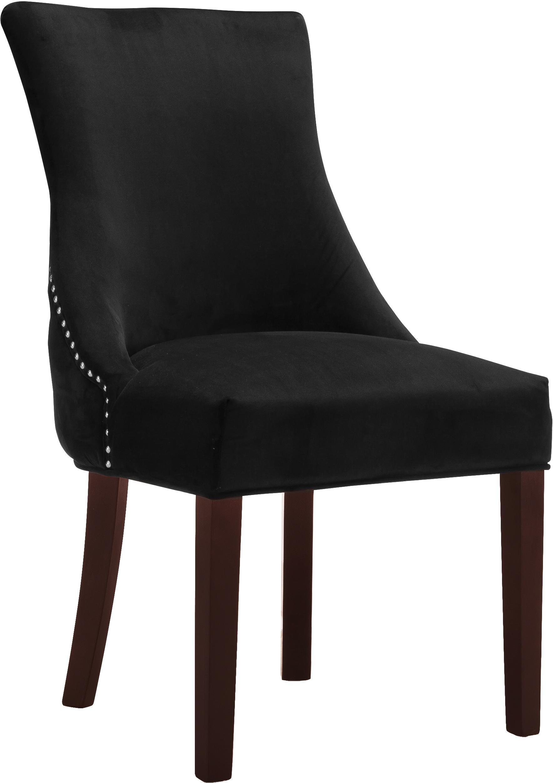 Hannah Black Velvet Dining Chair - Luxury Home Furniture (MI)
