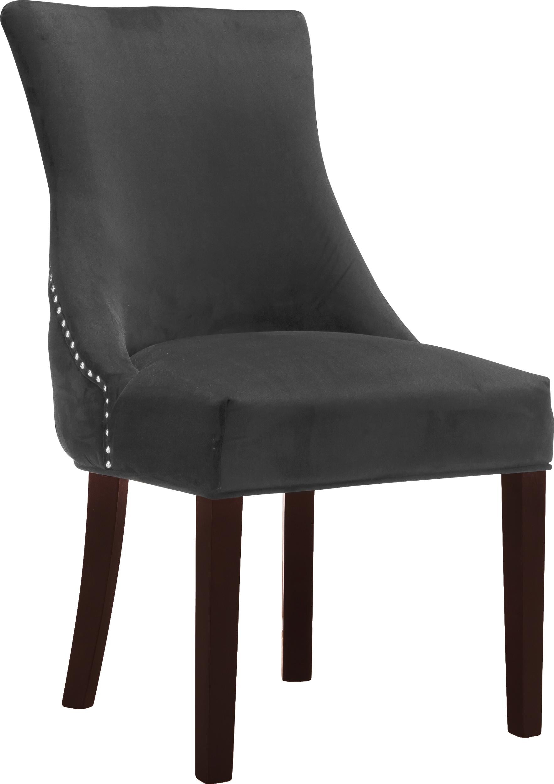 Hannah Grey Velvet Dining Chair - Luxury Home Furniture (MI)