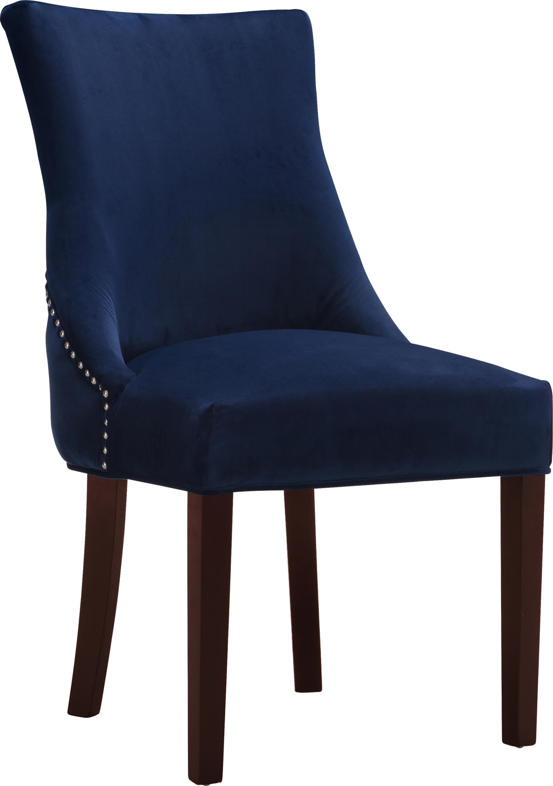 Hannah Navy Velvet Dining Chair - Luxury Home Furniture (MI)