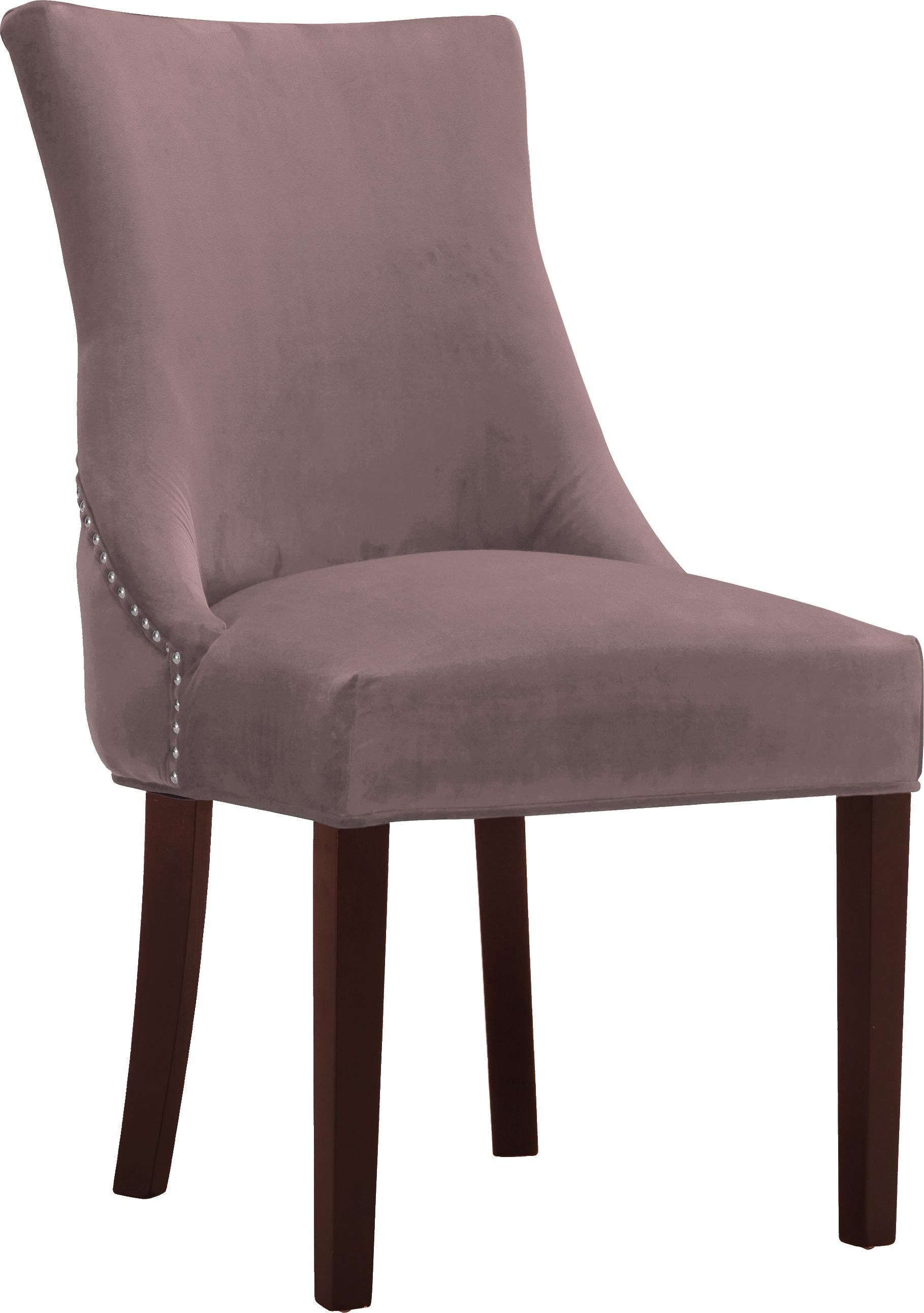 Hannah Pink Velvet Dining Chair - Luxury Home Furniture (MI)