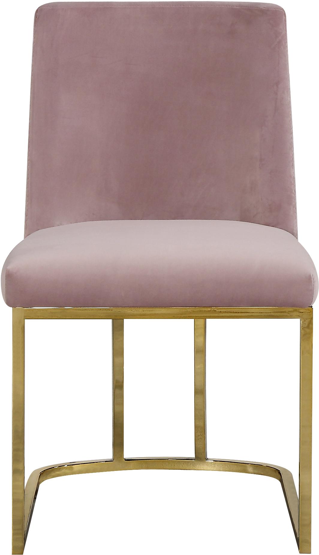 Heidi Pink Velvet Dining Chair - Luxury Home Furniture (MI)