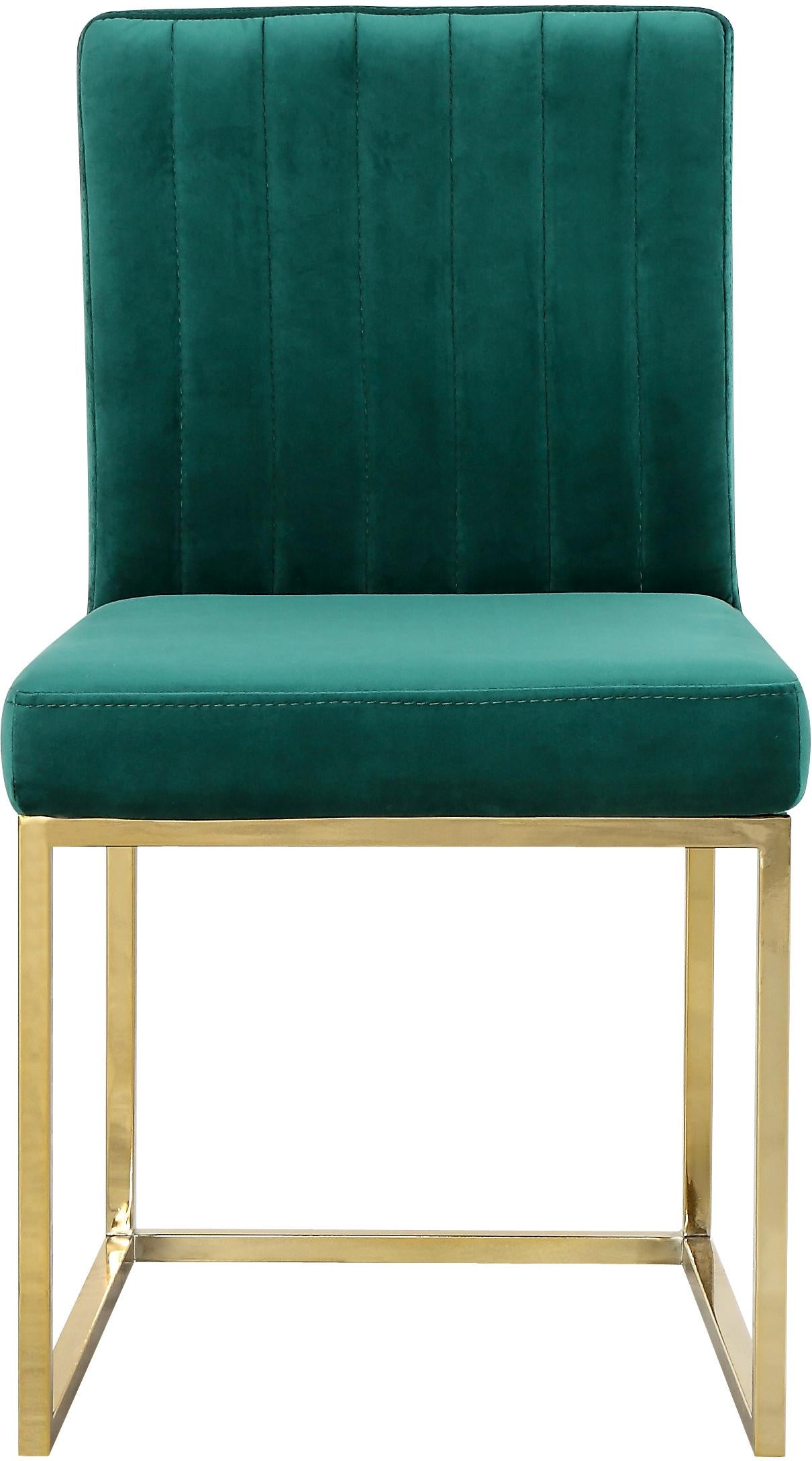 Giselle Green Velvet Dining Chair - Luxury Home Furniture (MI)