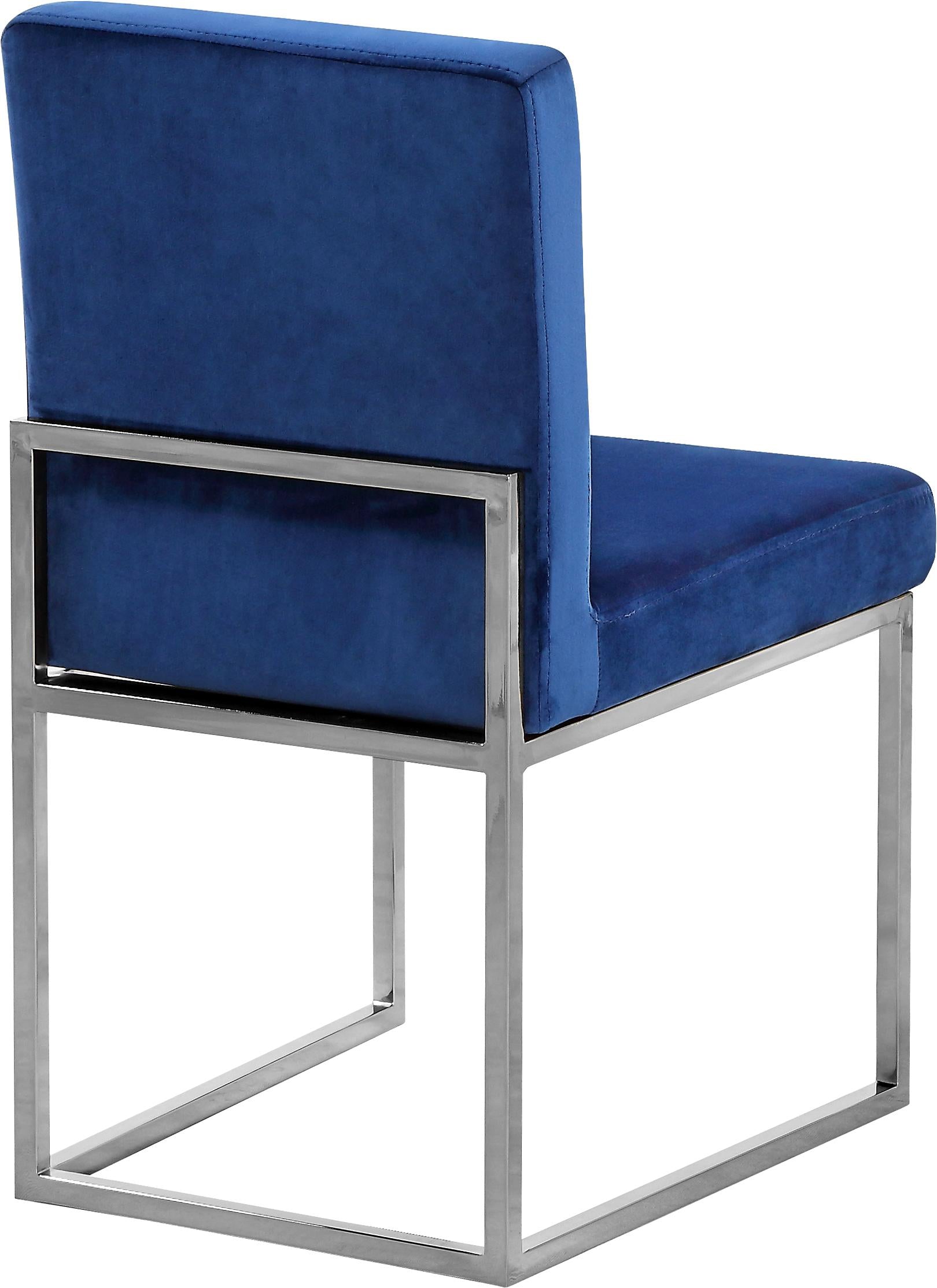 Giselle Navy Velvet Dining Chair - Luxury Home Furniture (MI)
