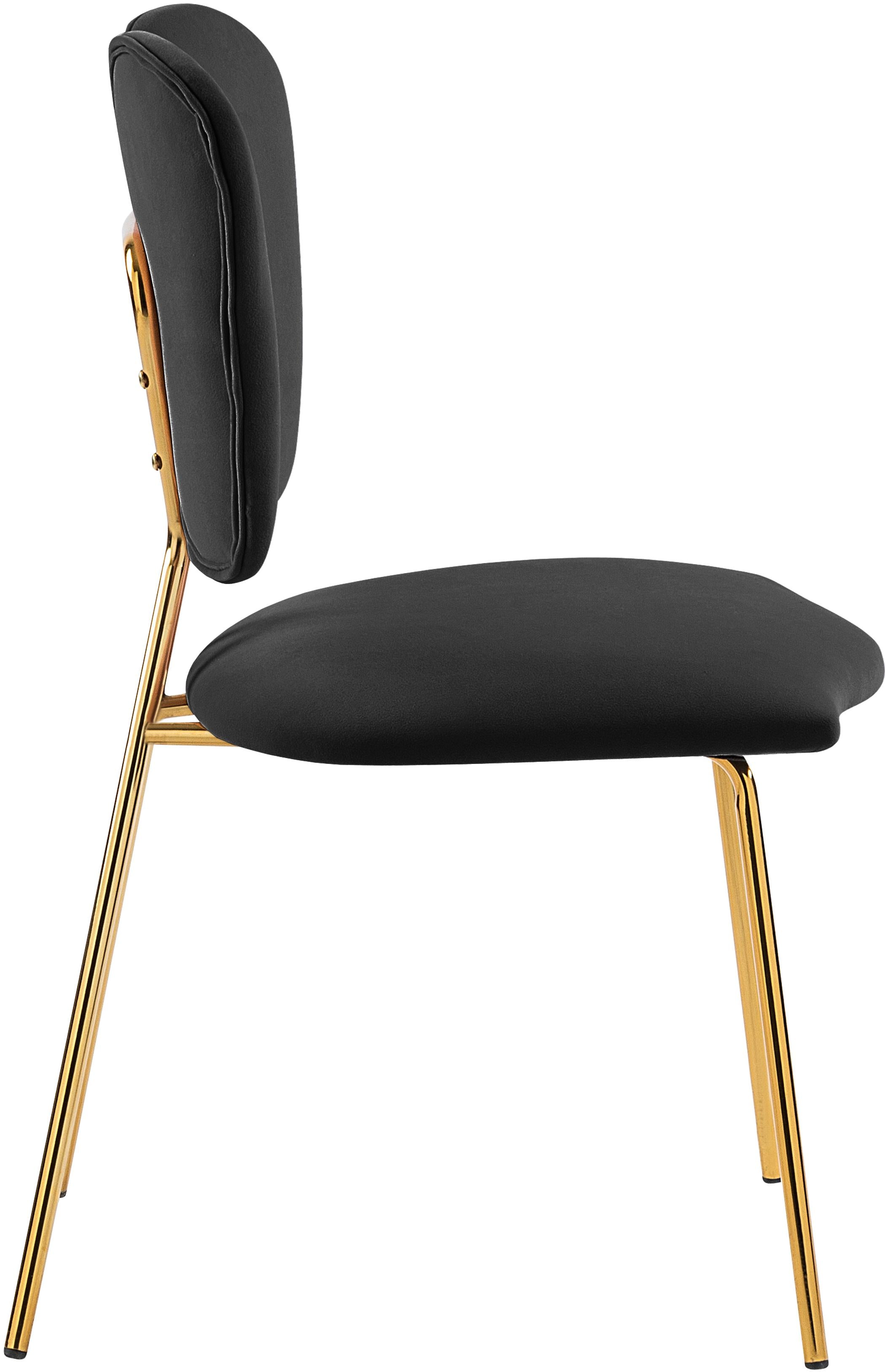 Angel Black Velvet Dining Chair - Luxury Home Furniture (MI)