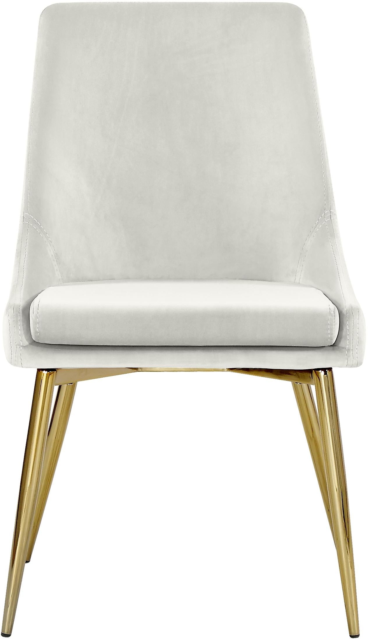 Karina Cream Velvet Dining Chair - Luxury Home Furniture (MI)