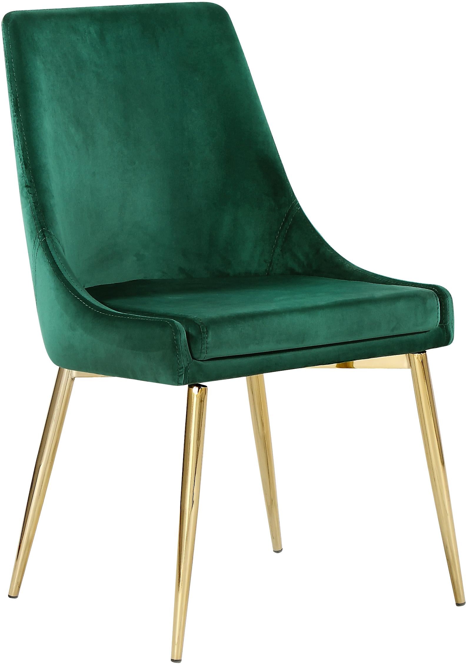 Karina Green Velvet Dining Chair - Luxury Home Furniture (MI)