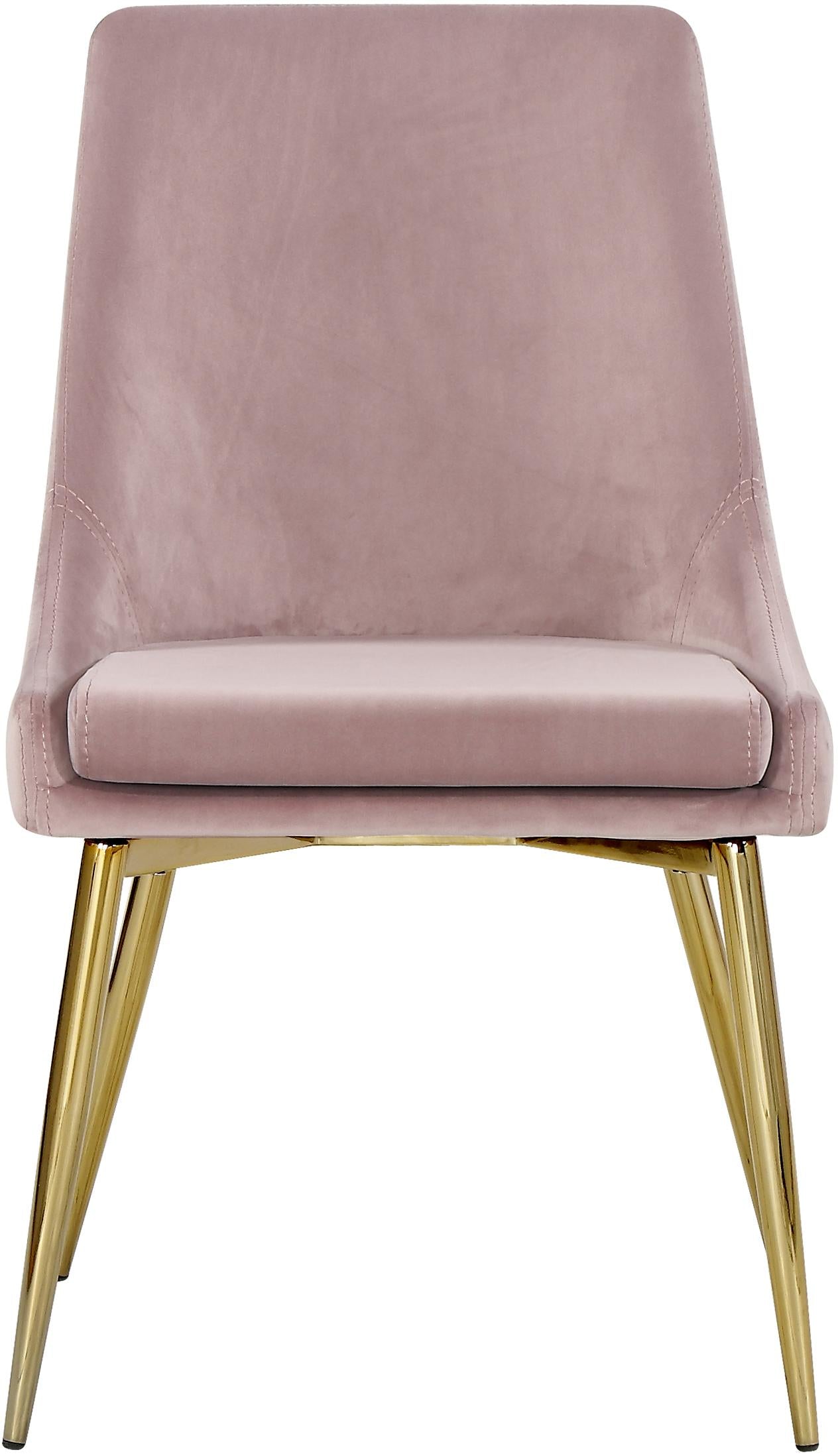Karina Pink Velvet Dining Chair - Luxury Home Furniture (MI)