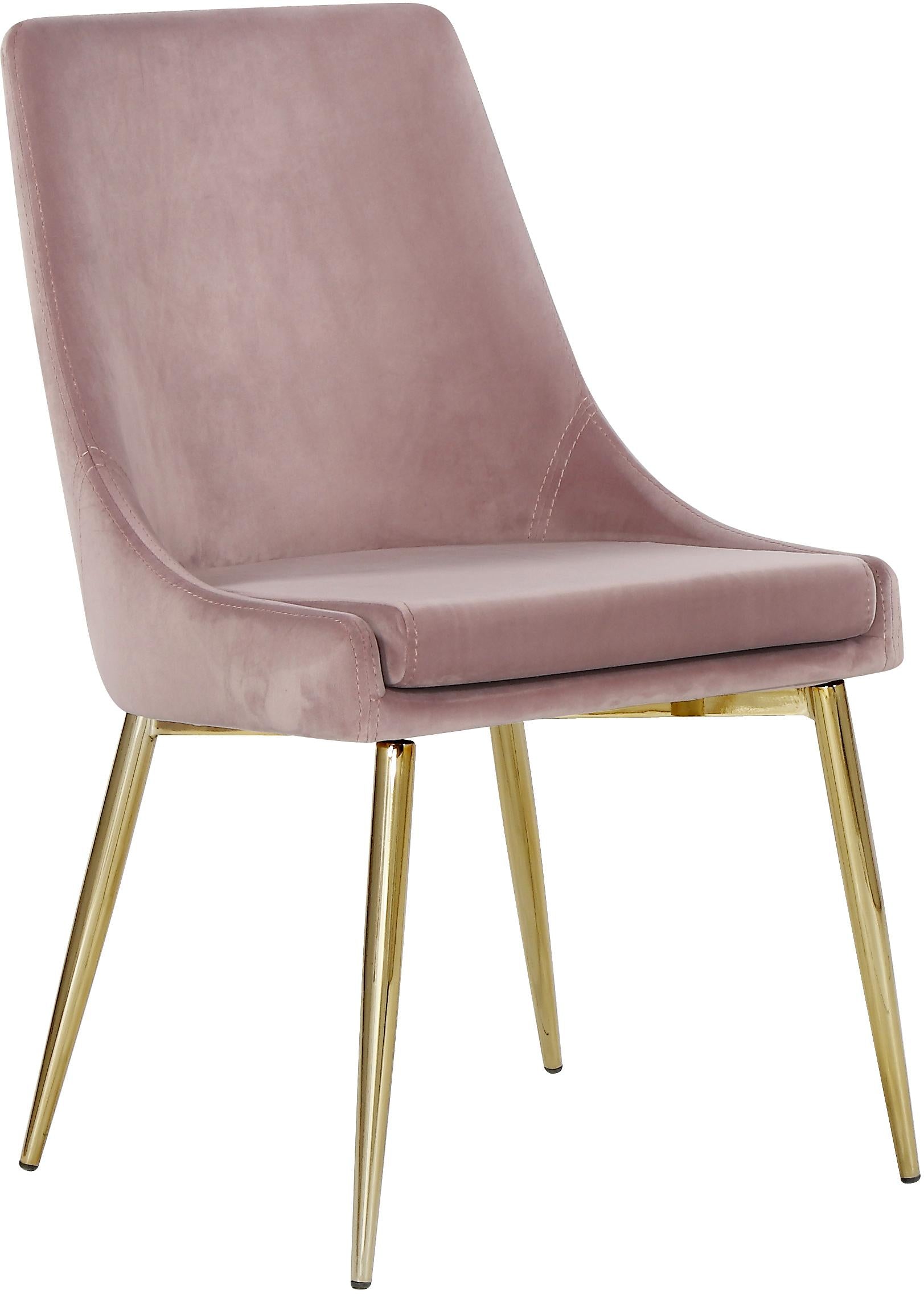 Karina Pink Velvet Dining Chair - Luxury Home Furniture (MI)