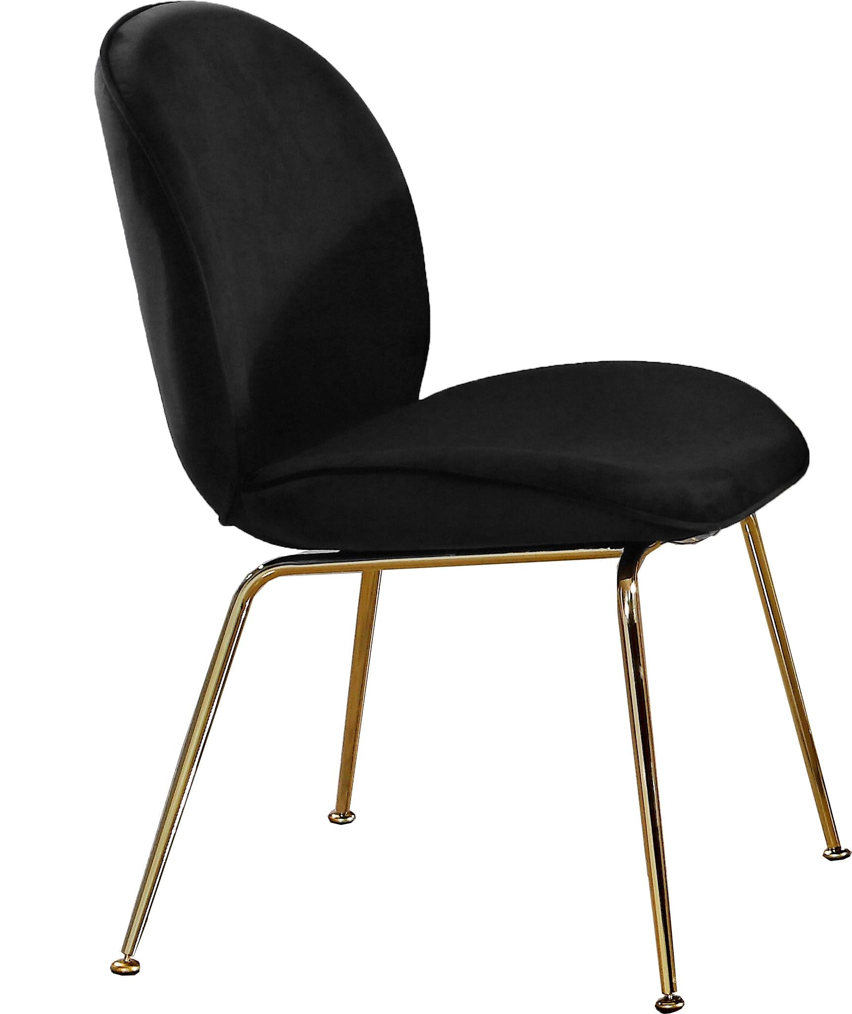 Paris Black Velvet Dining Chair - Luxury Home Furniture (MI)