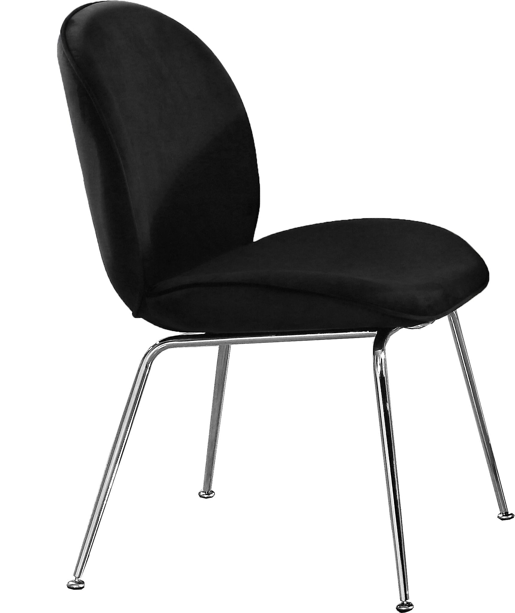 Paris Black Velvet Dining Chair - Luxury Home Furniture (MI)