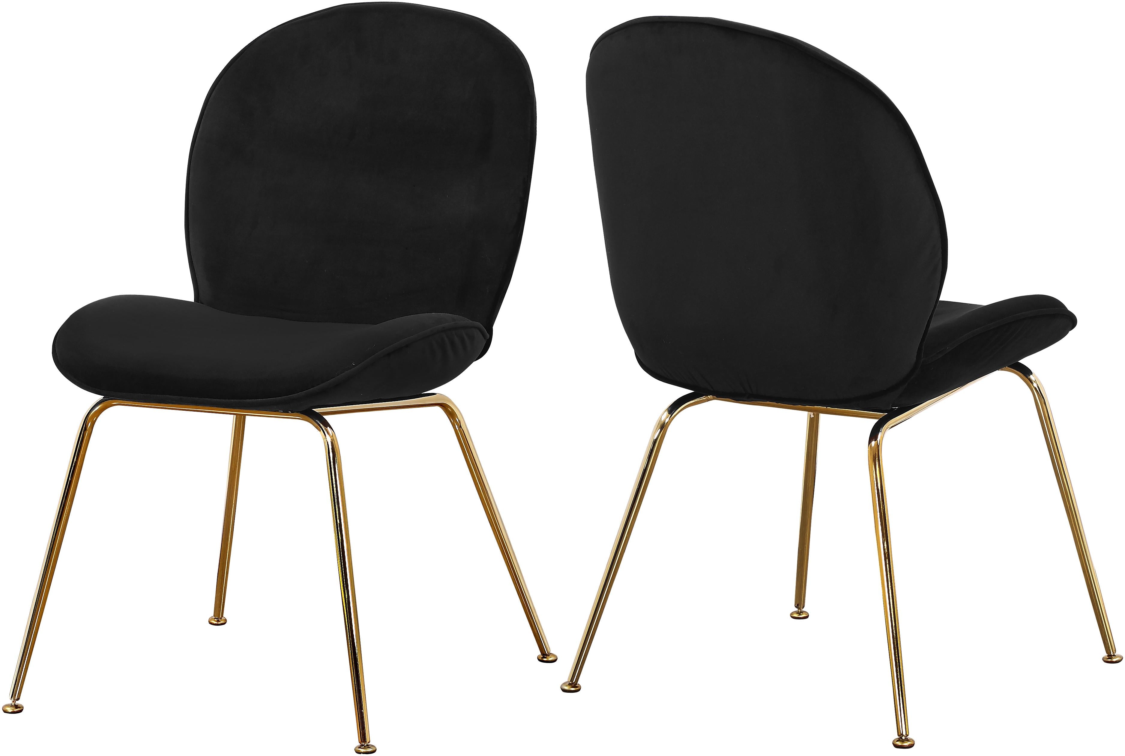 Paris Black Velvet Dining Chair - Luxury Home Furniture (MI)