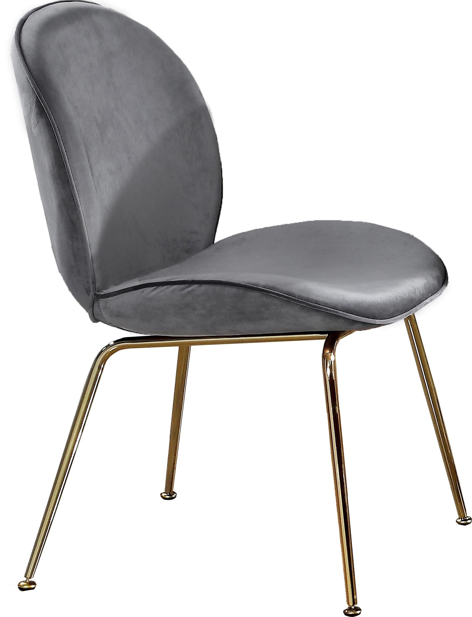 Paris Grey Velvet Dining Chair - Luxury Home Furniture (MI)