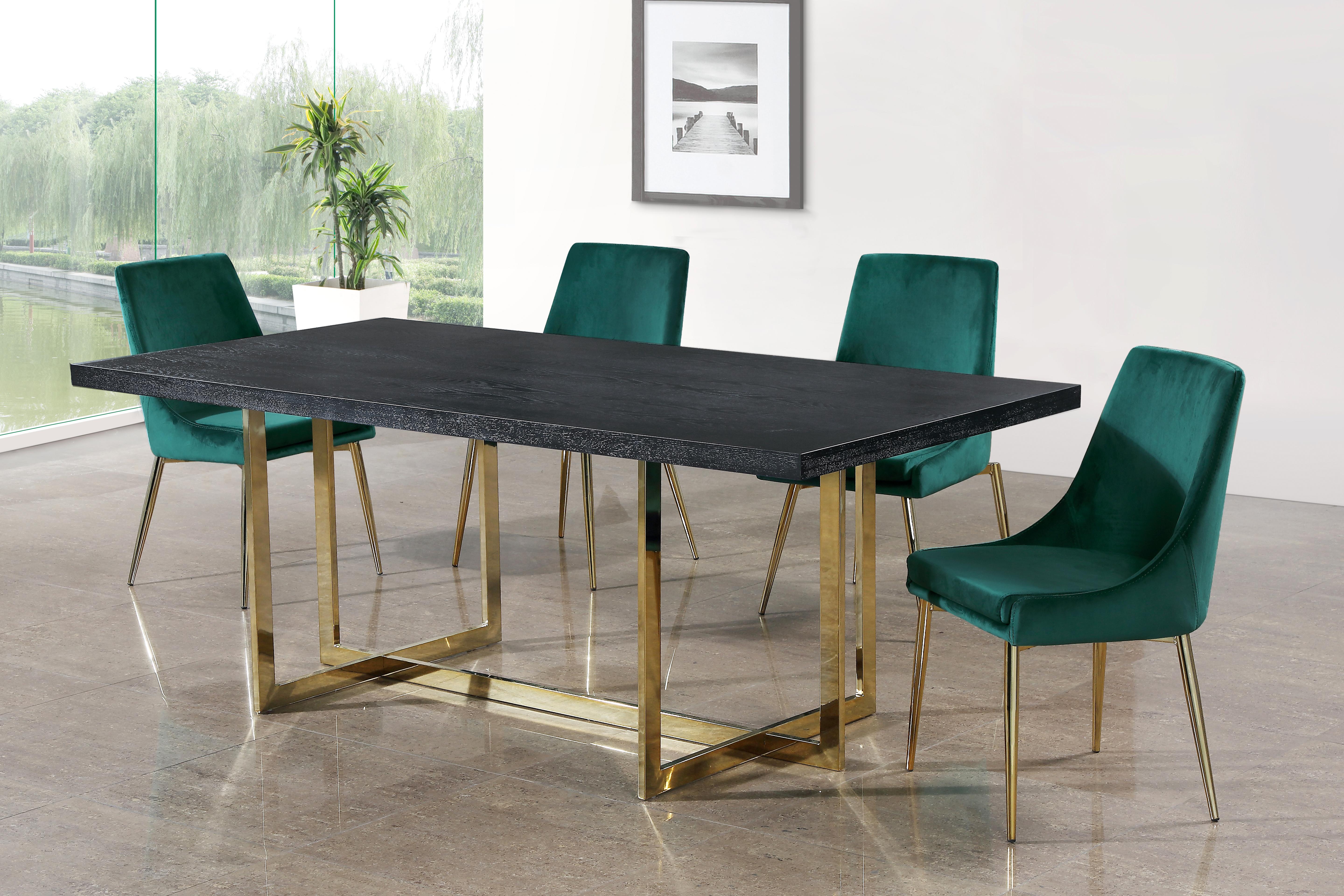 Karina Green Velvet Dining Chair - Luxury Home Furniture (MI)