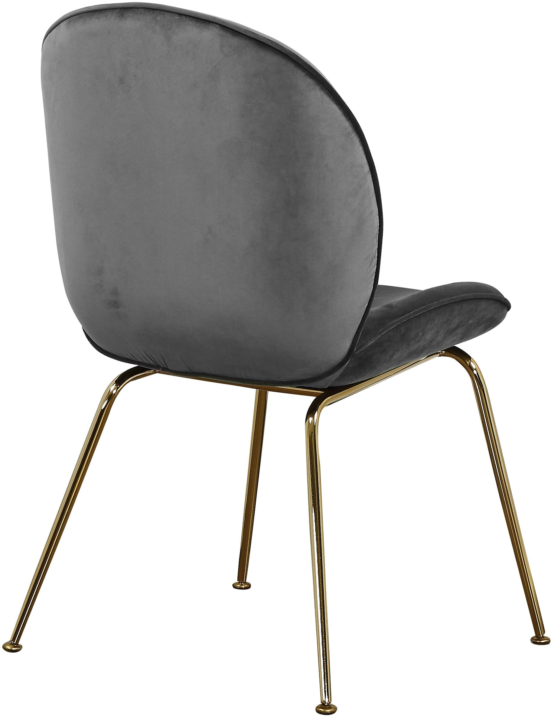 Paris Grey Velvet Dining Chair - Luxury Home Furniture (MI)