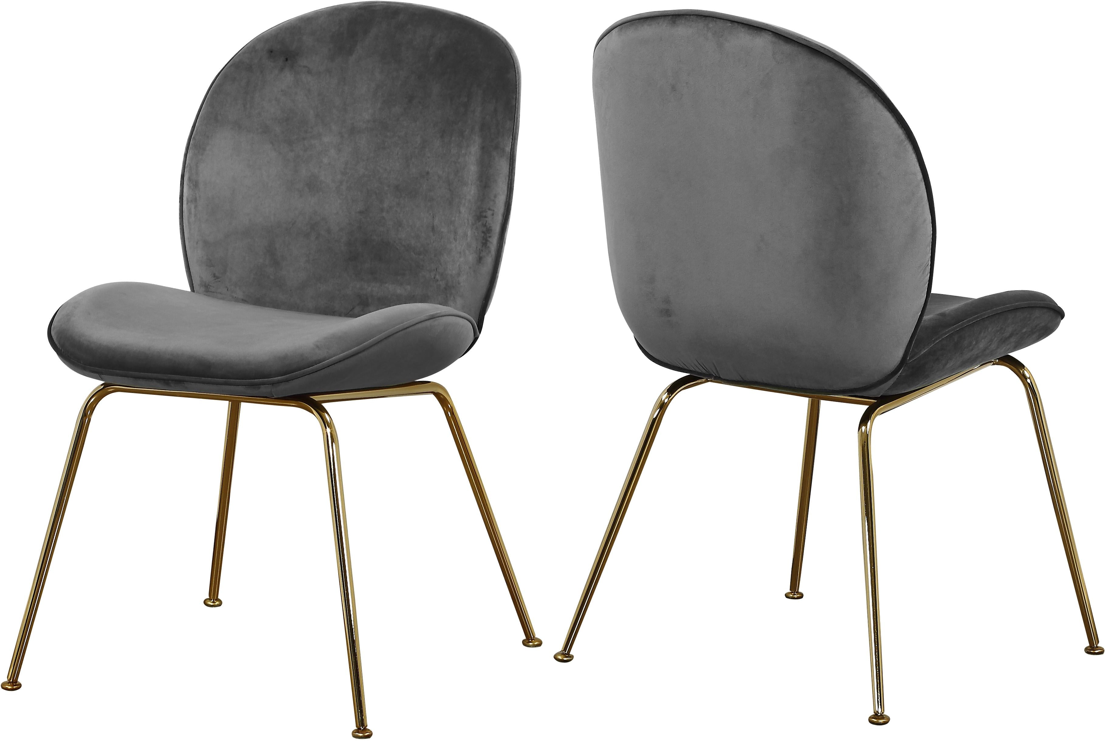 Paris Grey Velvet Dining Chair - Luxury Home Furniture (MI)