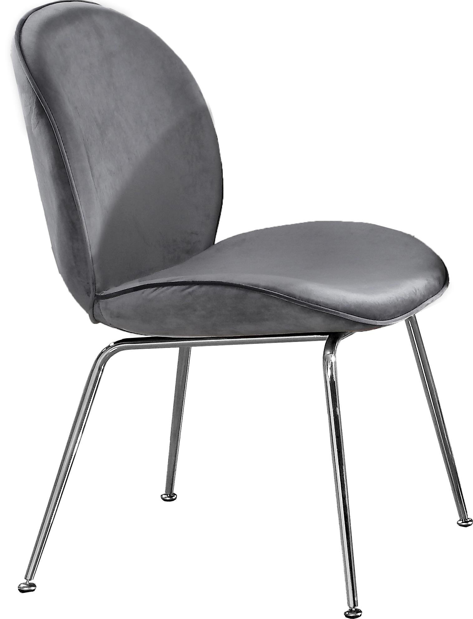 Paris Grey Velvet Dining Chair - Luxury Home Furniture (MI)