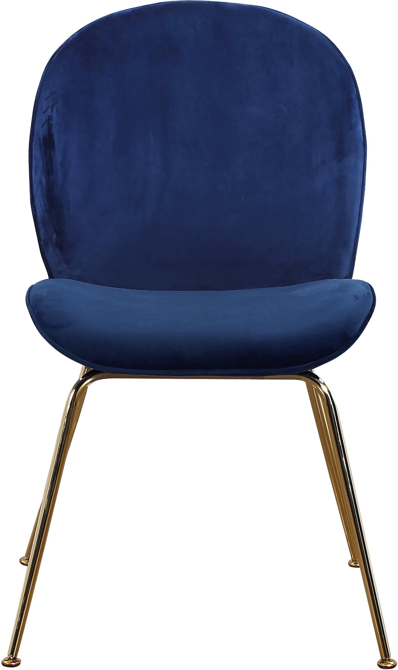 Paris Navy Velvet Dining Chair - Luxury Home Furniture (MI)