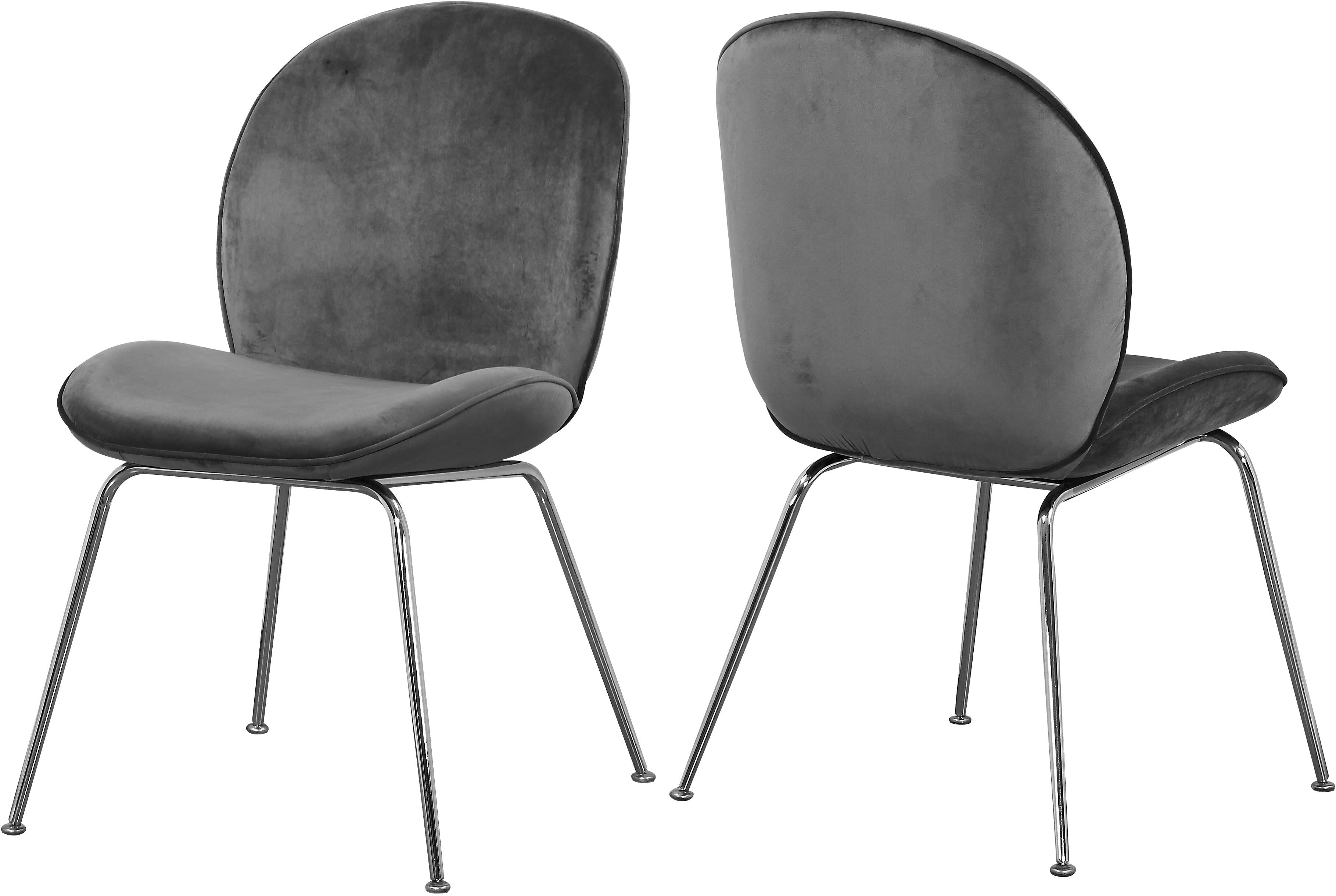 Paris Grey Velvet Dining Chair - Luxury Home Furniture (MI)