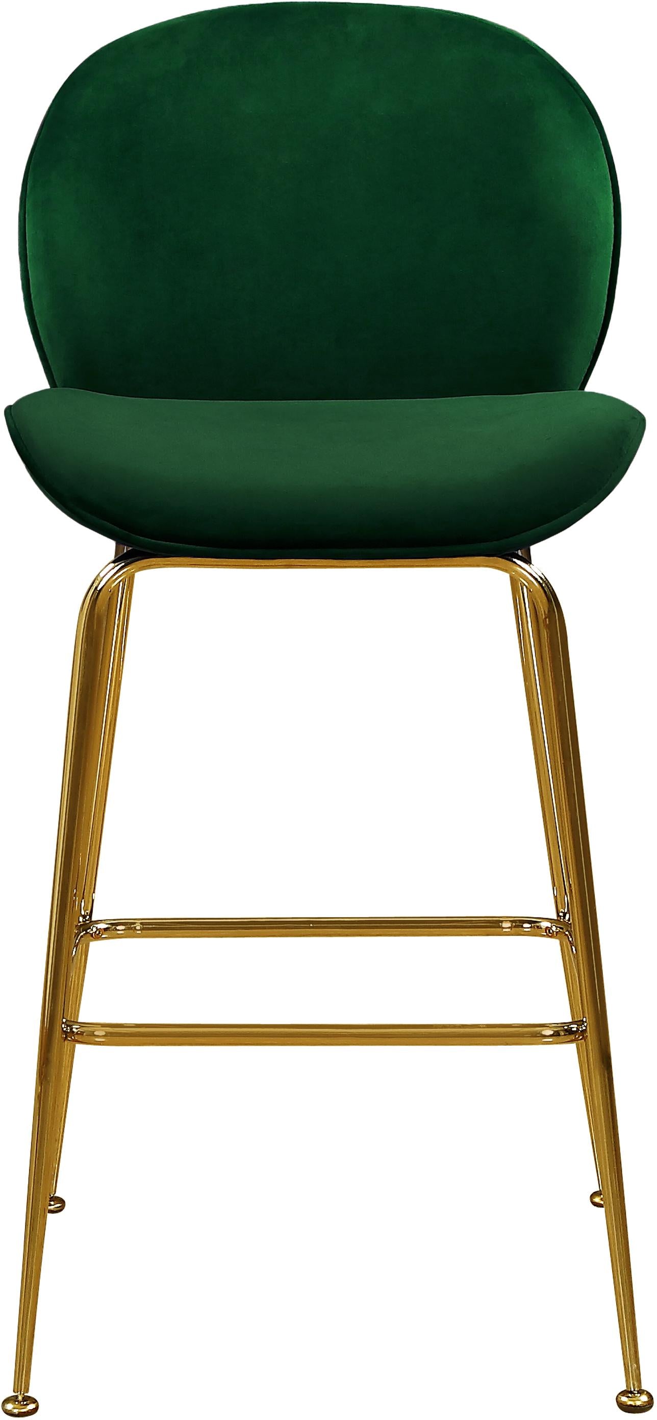 Paris Green Velvet Stool - Luxury Home Furniture (MI)