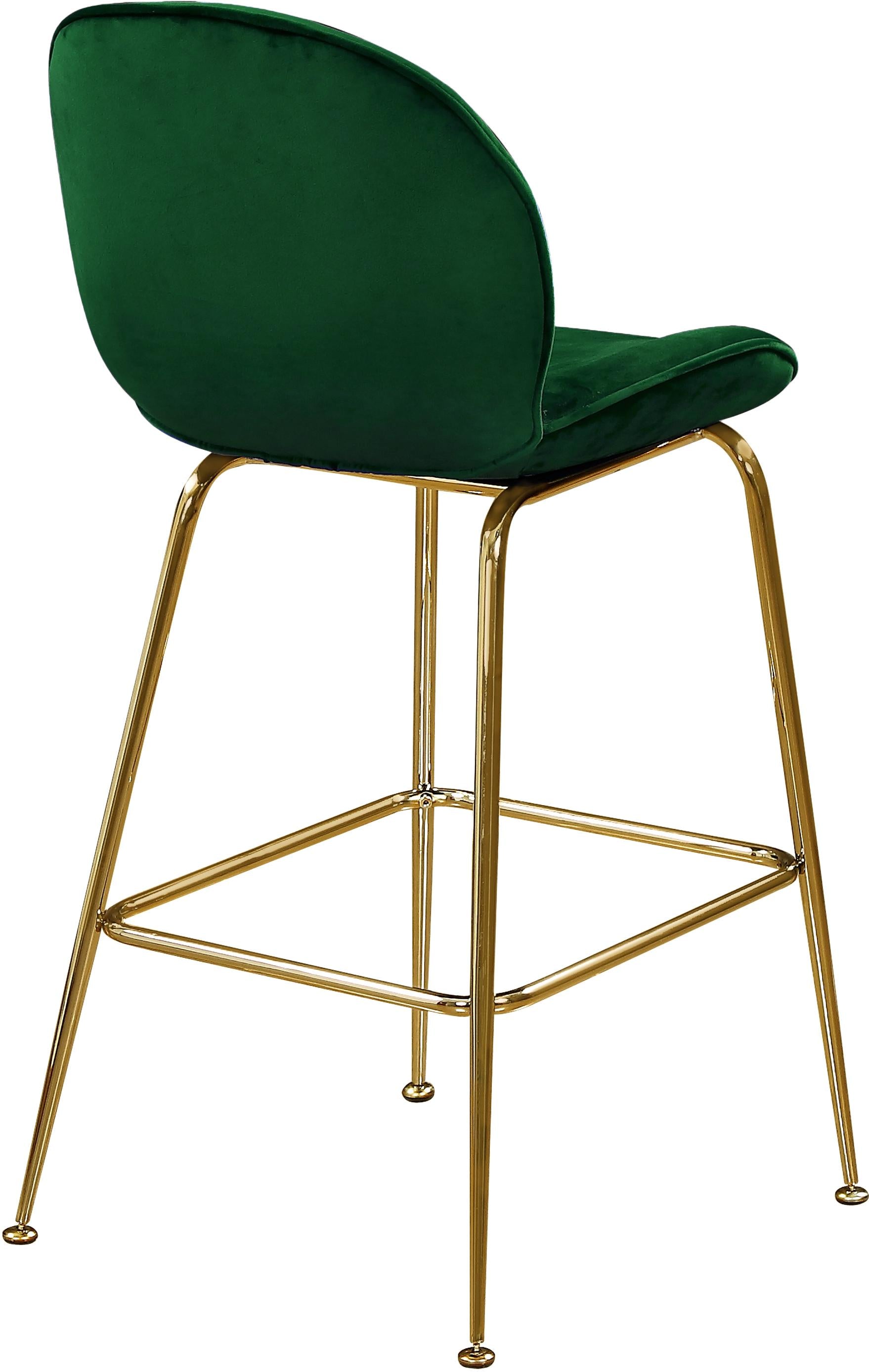 Paris Green Velvet Stool - Luxury Home Furniture (MI)