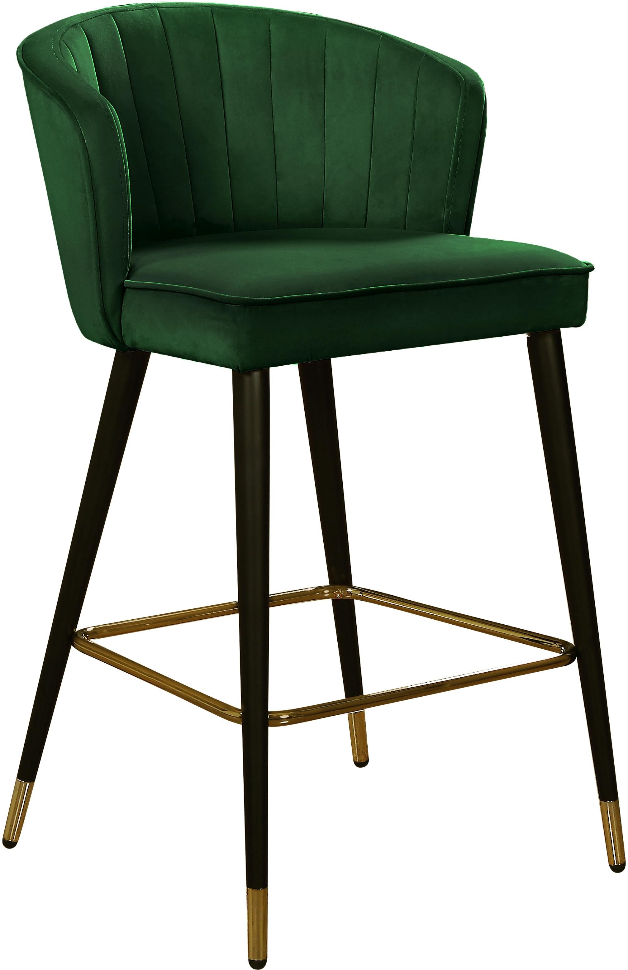 Cassie Green Velvet Stool - Luxury Home Furniture (MI)