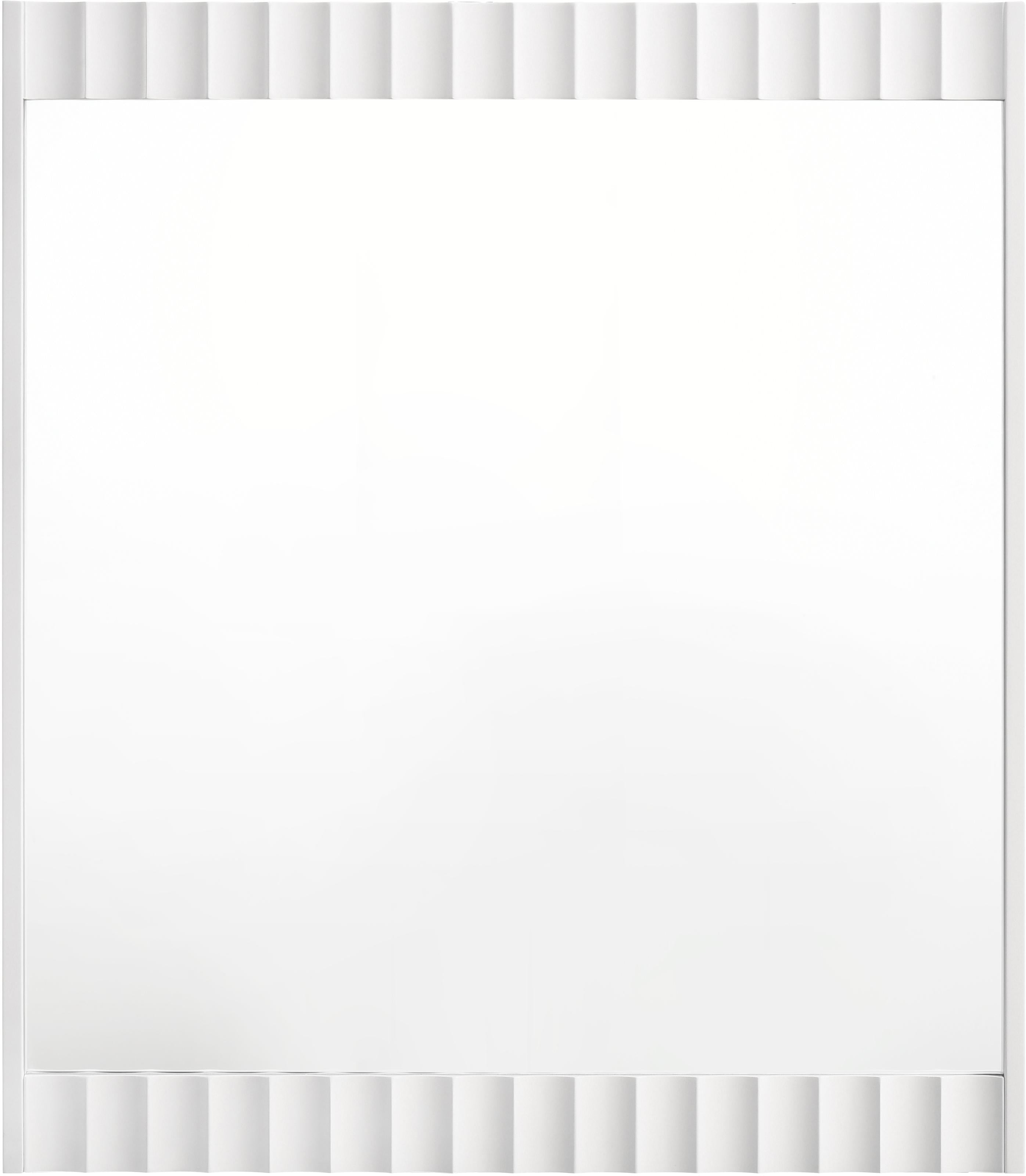 Modernist White Gloss Mirror - Luxury Home Furniture (MI)