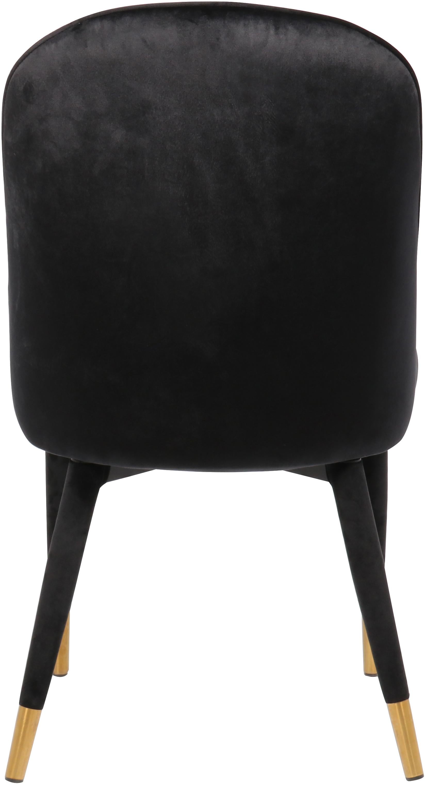 Belle Black Velvet Dining Chair - Luxury Home Furniture (MI)