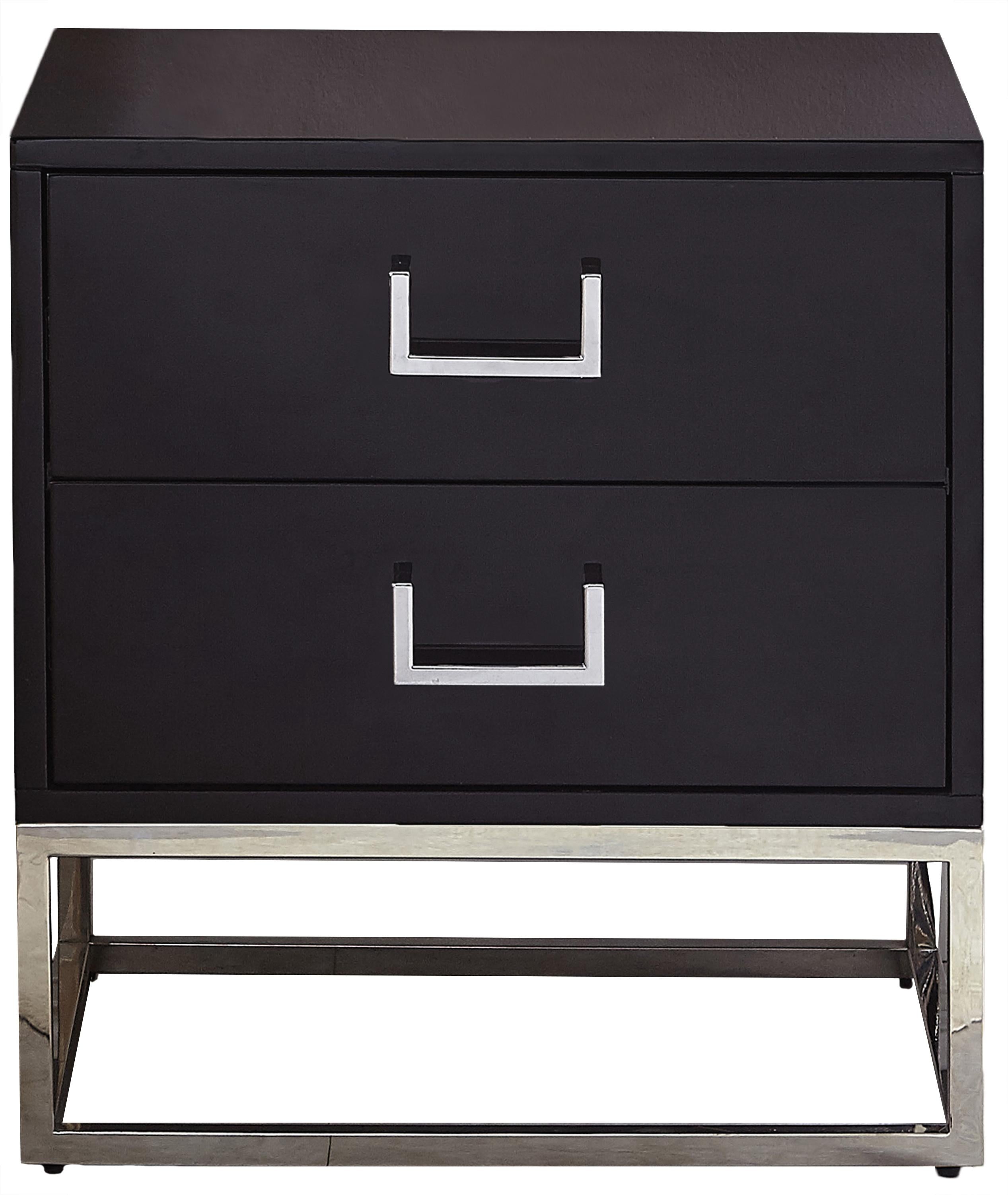 Nova Black Side Table - Luxury Home Furniture (MI)