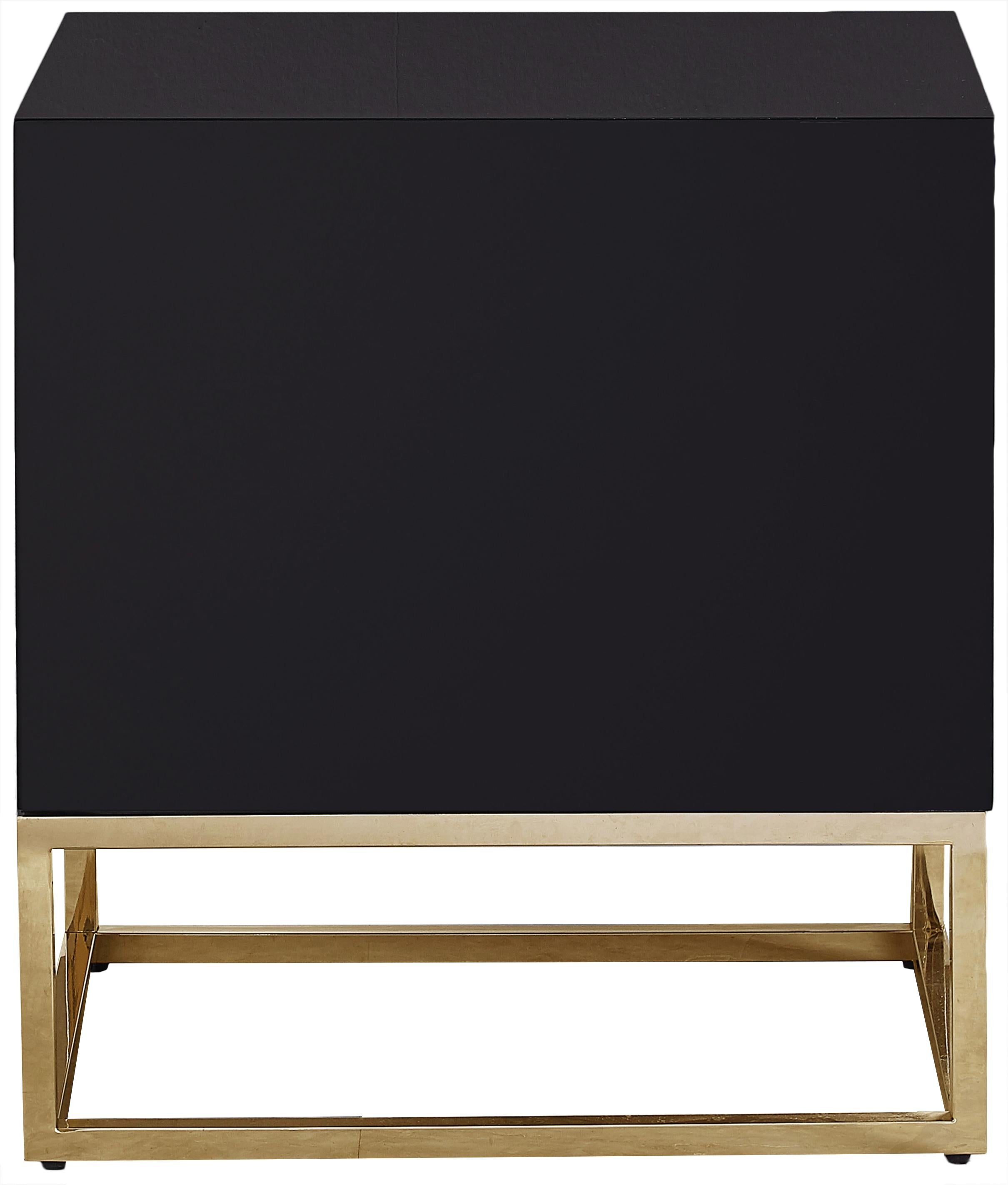 Nova Black Side Table - Luxury Home Furniture (MI)