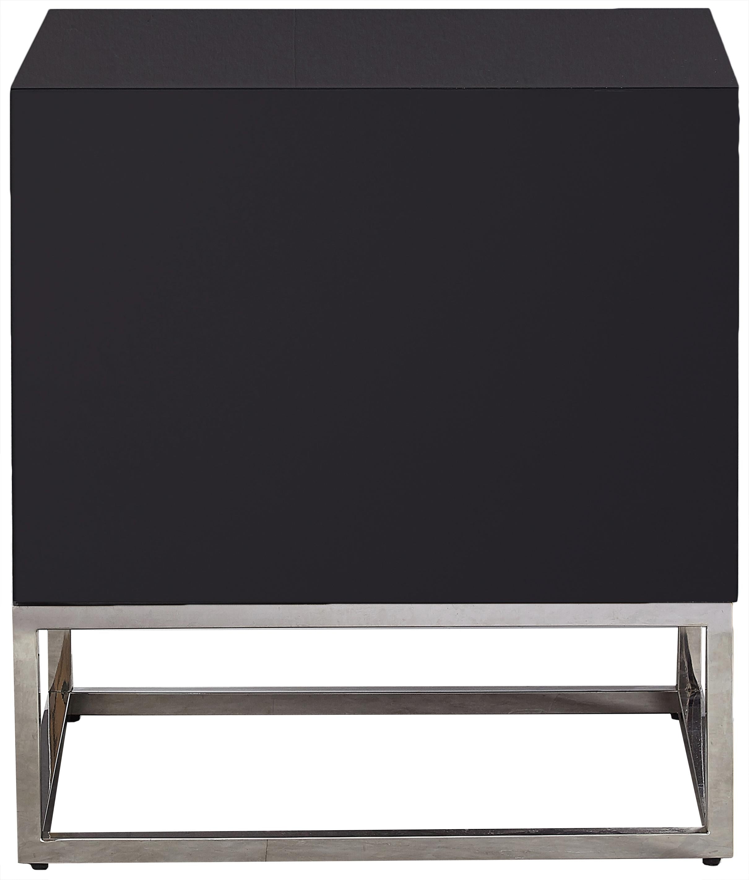 Nova Black Side Table - Luxury Home Furniture (MI)