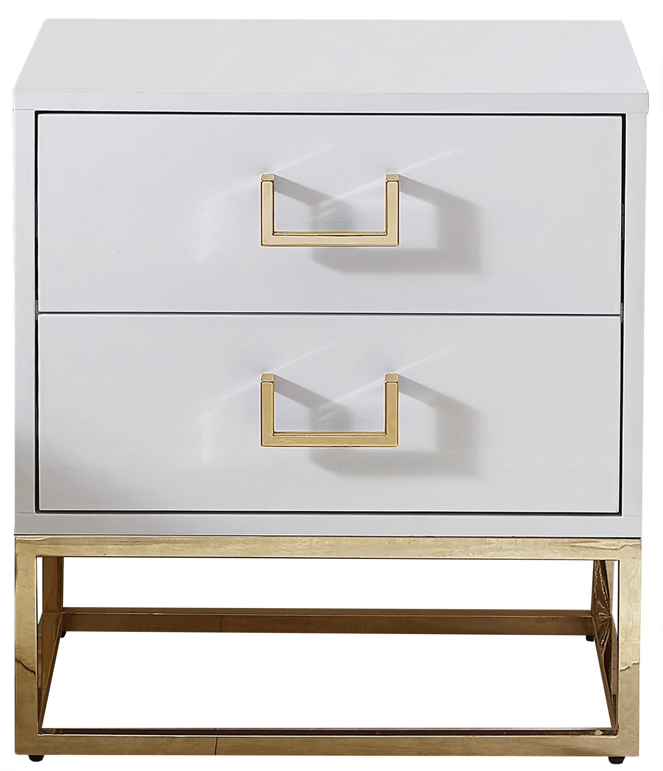 Nova White Side Table - Luxury Home Furniture (MI)