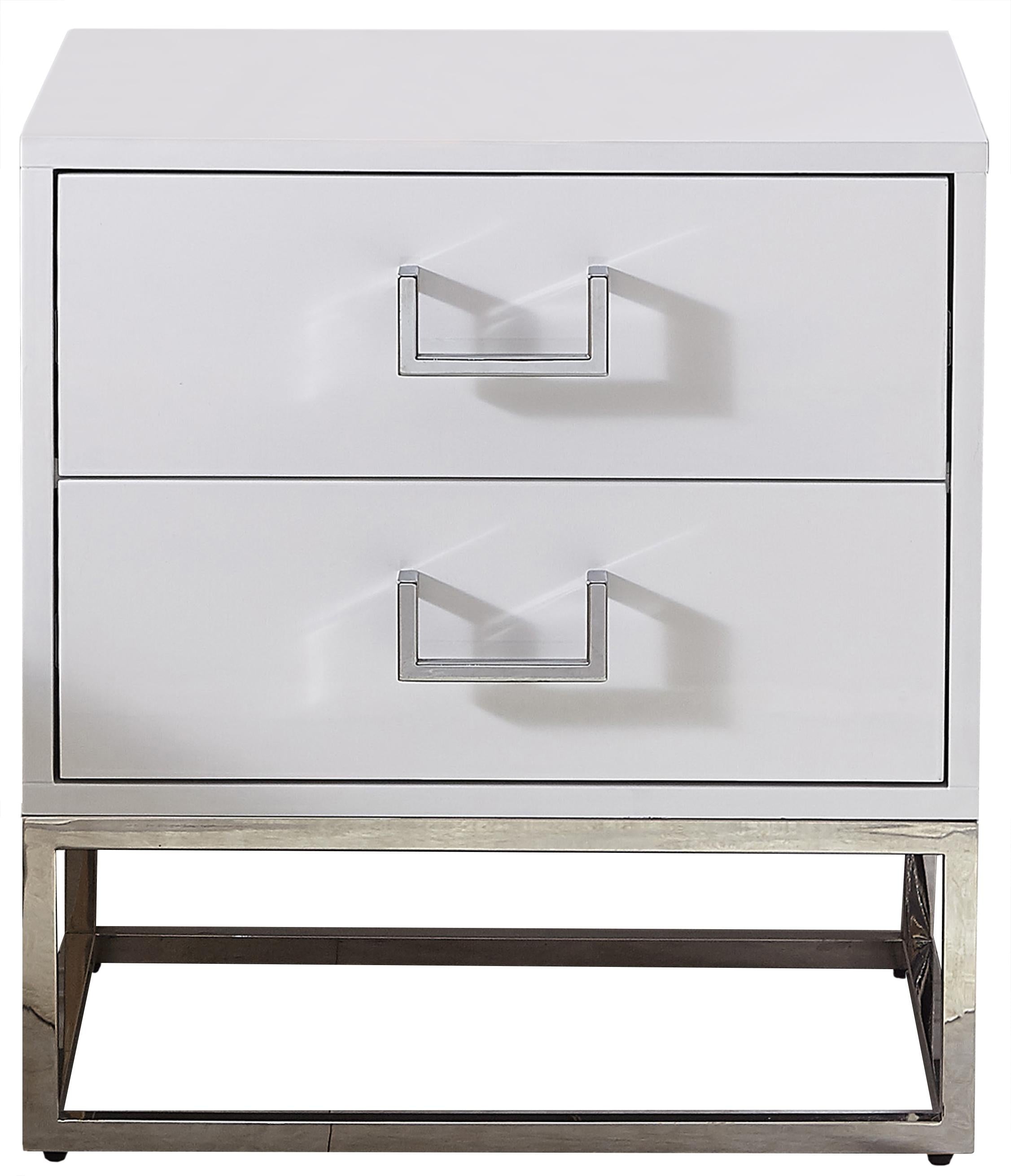 Nova White Side Table - Luxury Home Furniture (MI)